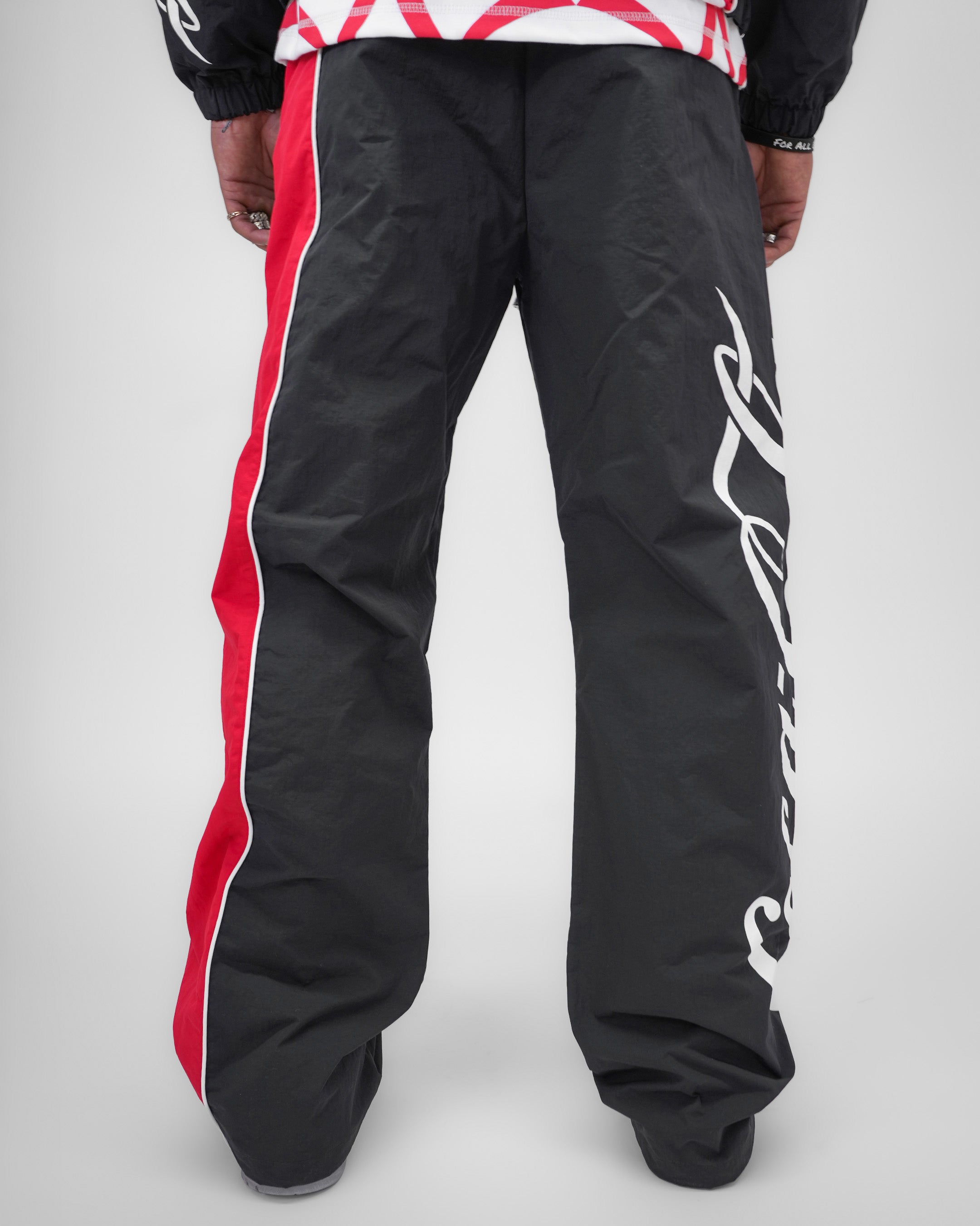 Coca-Cola Refresh Wave Black Track Pants
