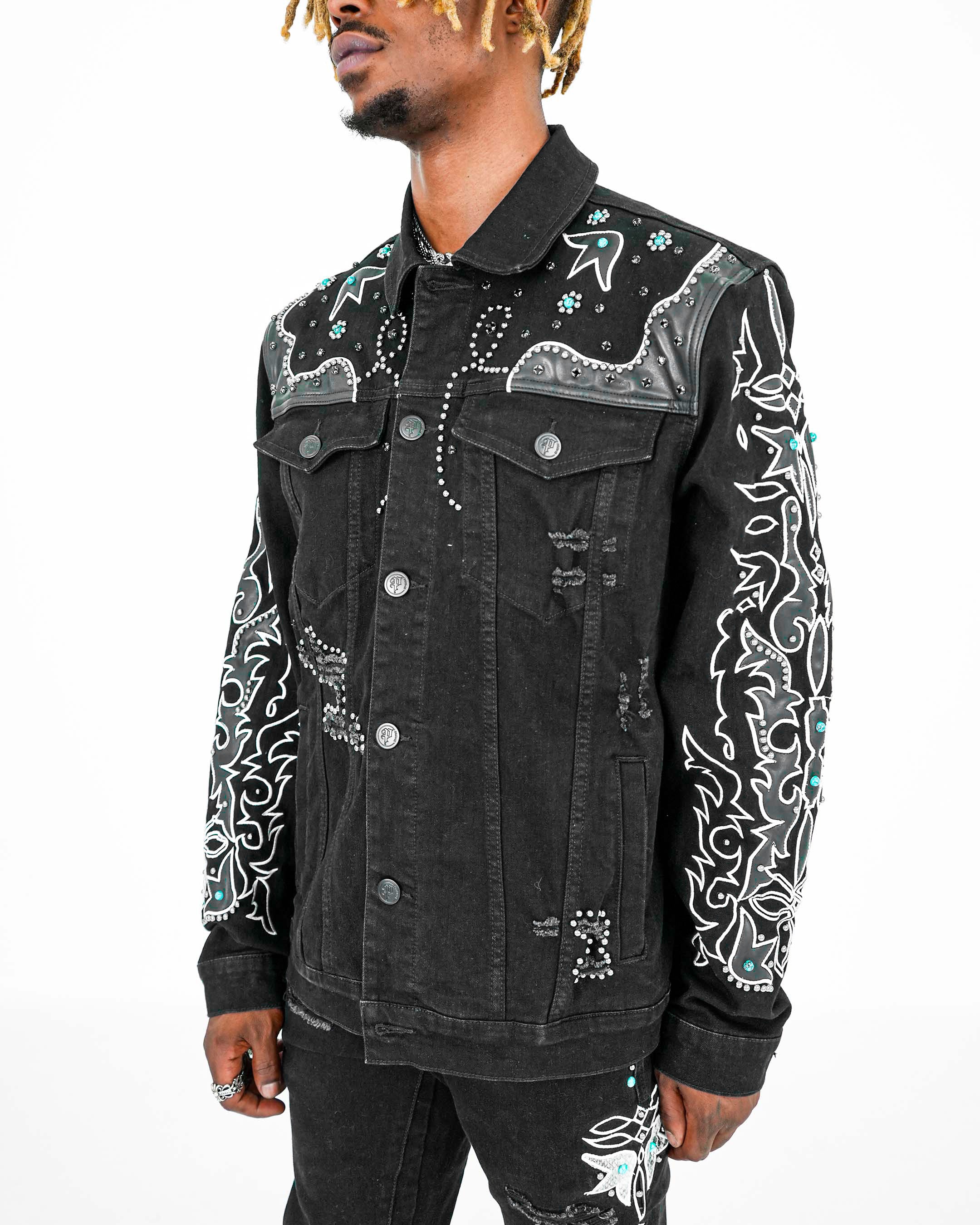 Wild Frontier Black Denim Jacket