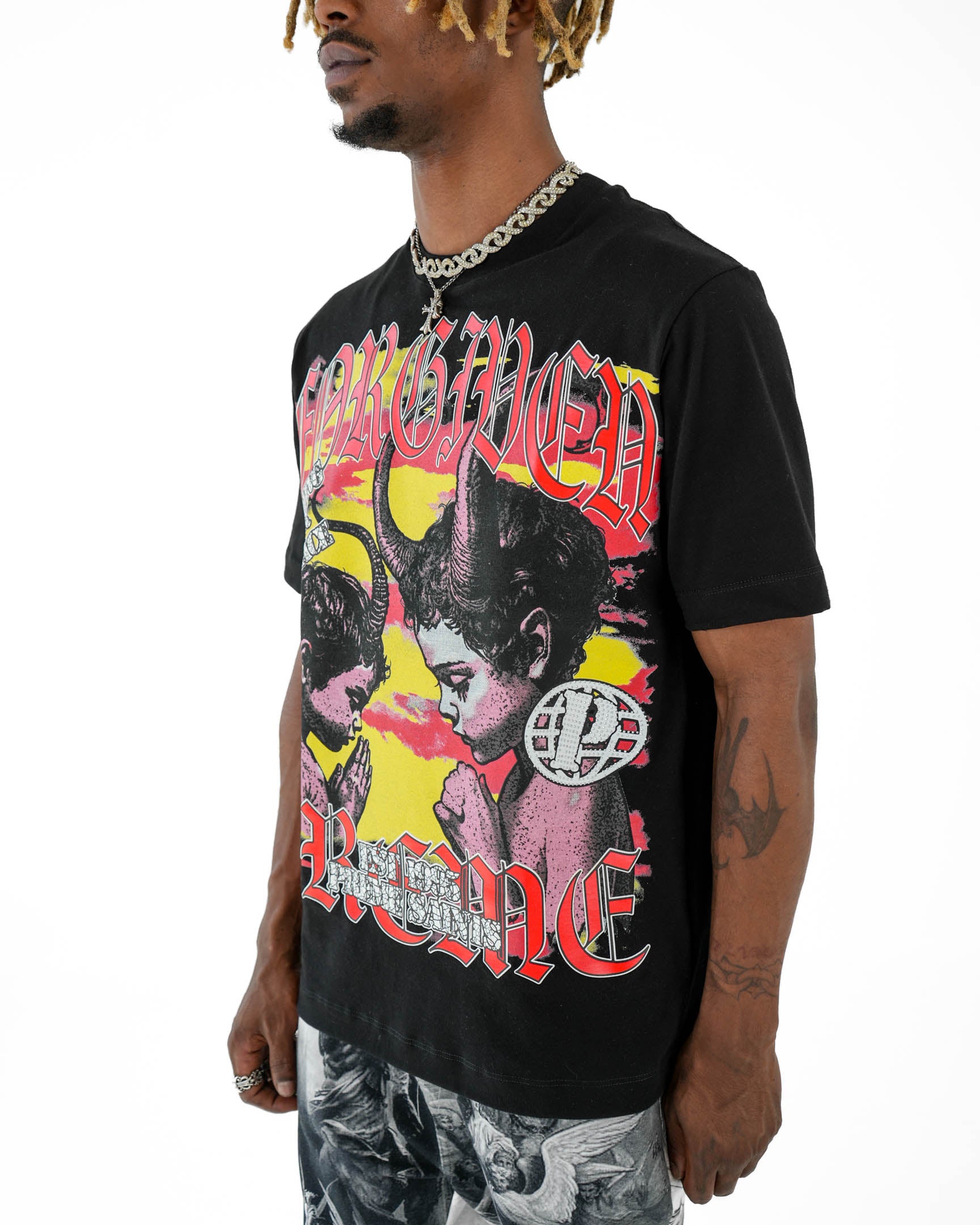 Saints & Sinners Black Tee