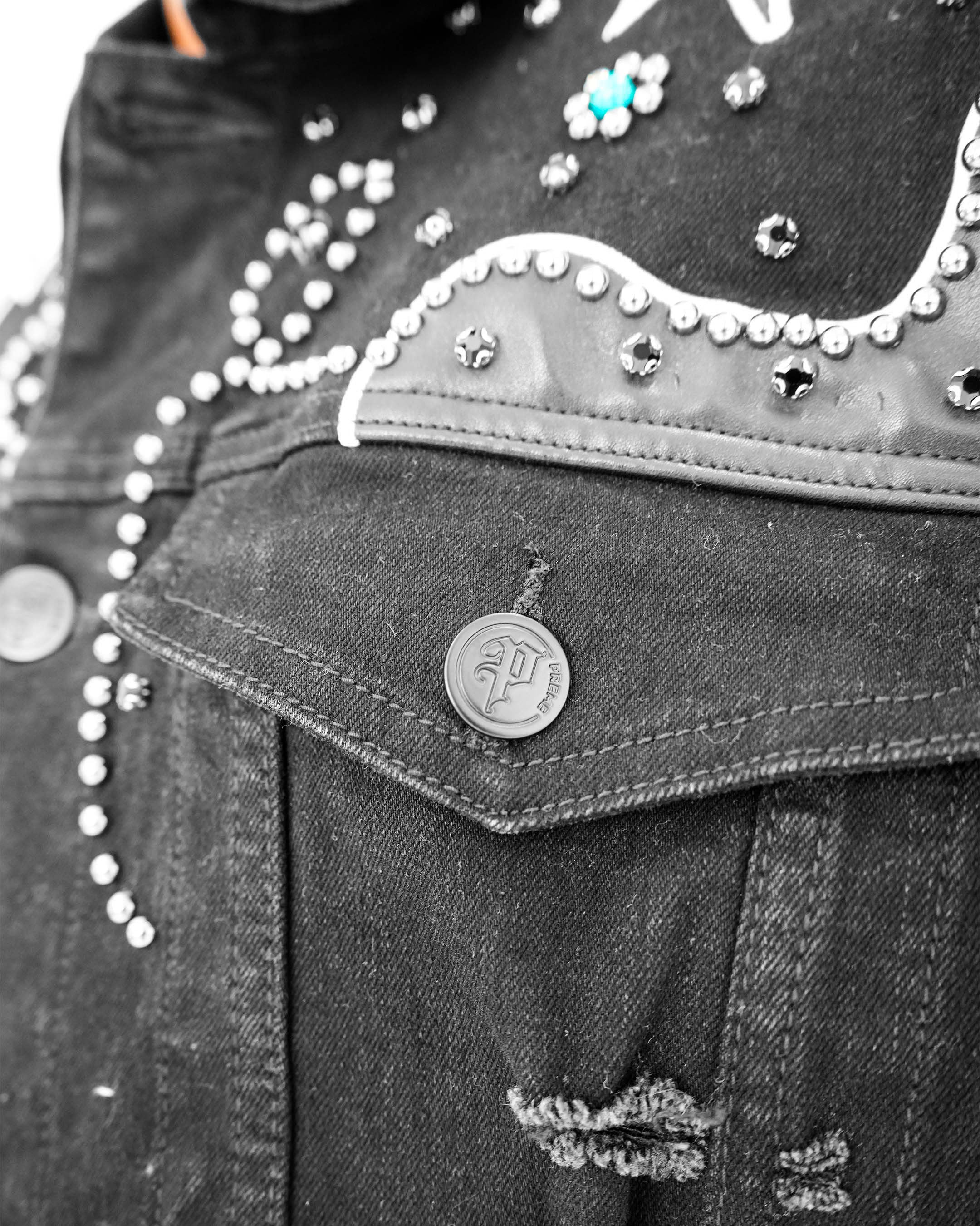 Wild Frontier Black Denim Jacket