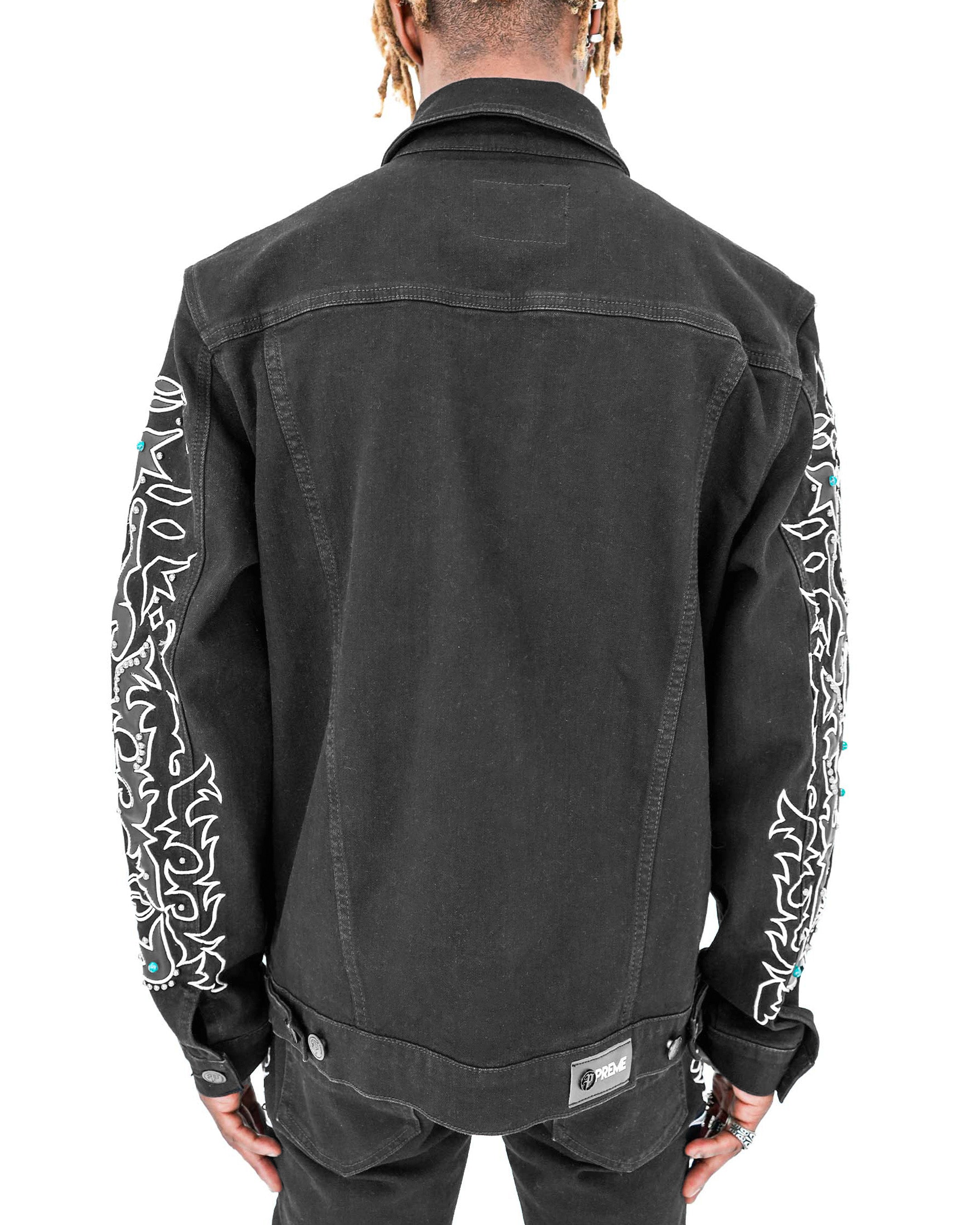 Wild Frontier Black Denim Jacket