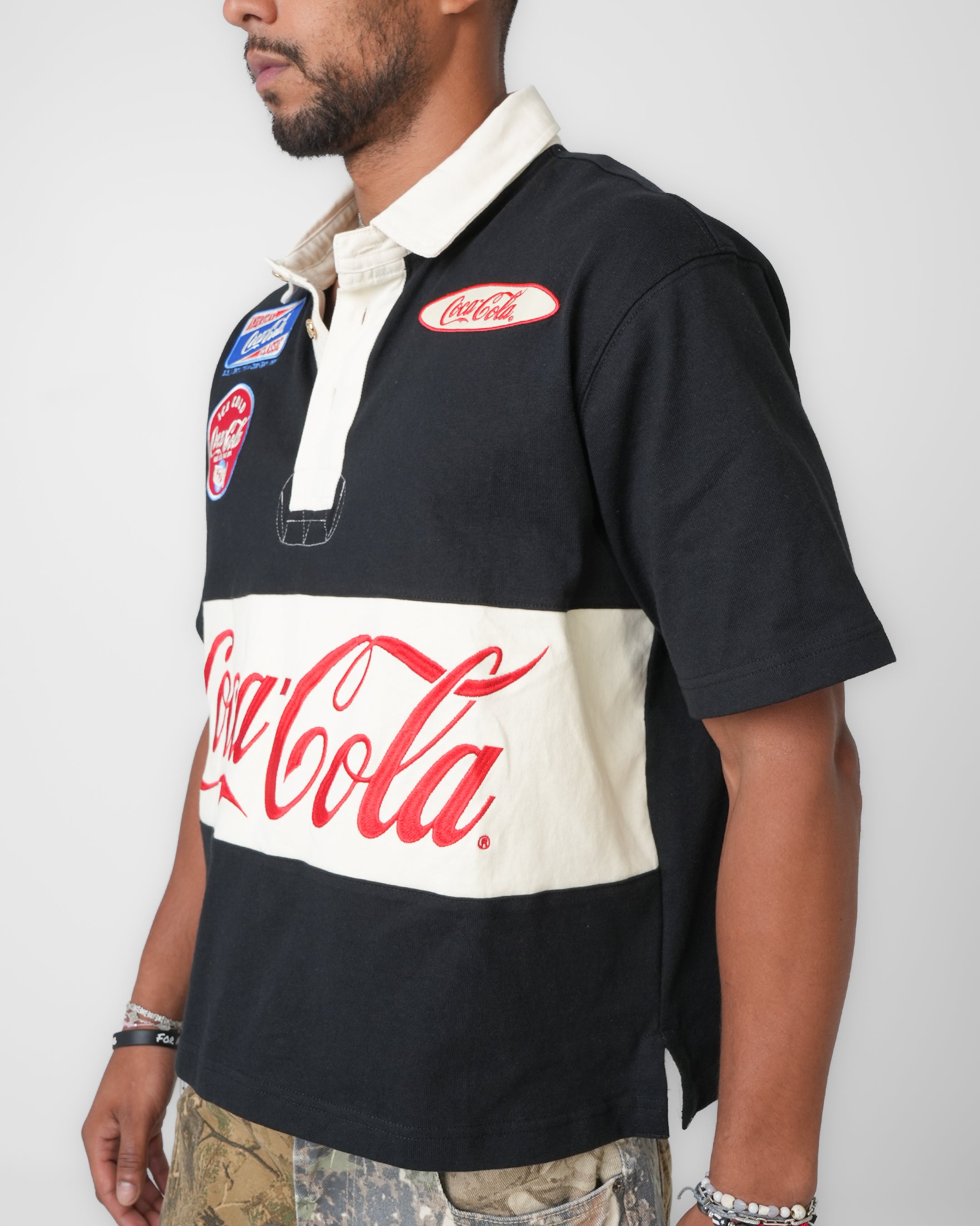 Coca-Cola American Classic Black Polo