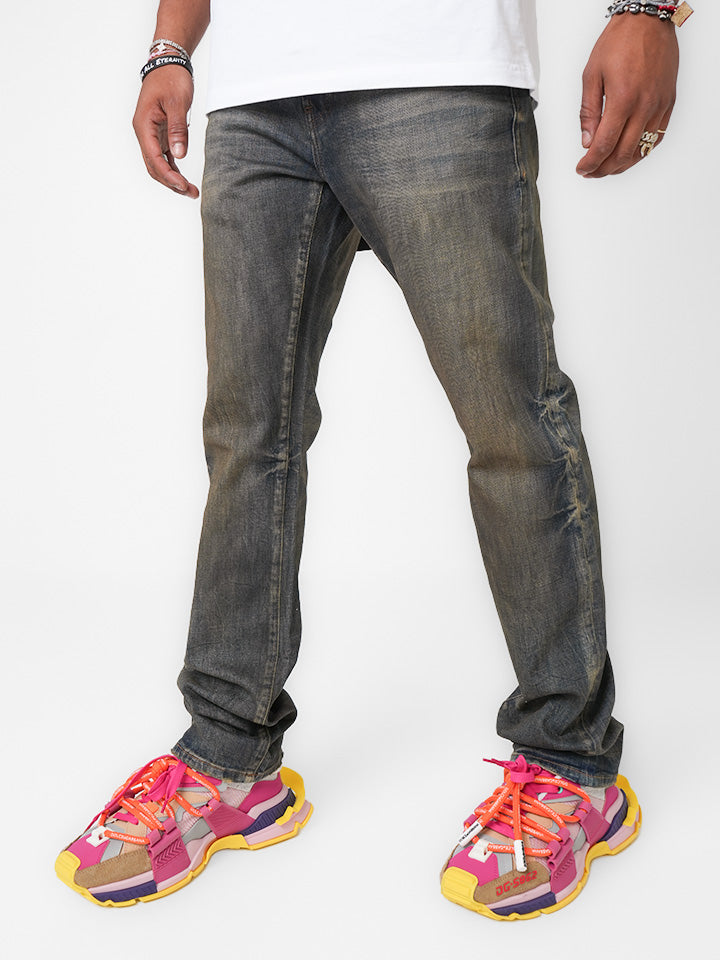 Bronze Dust Charcoal Denim