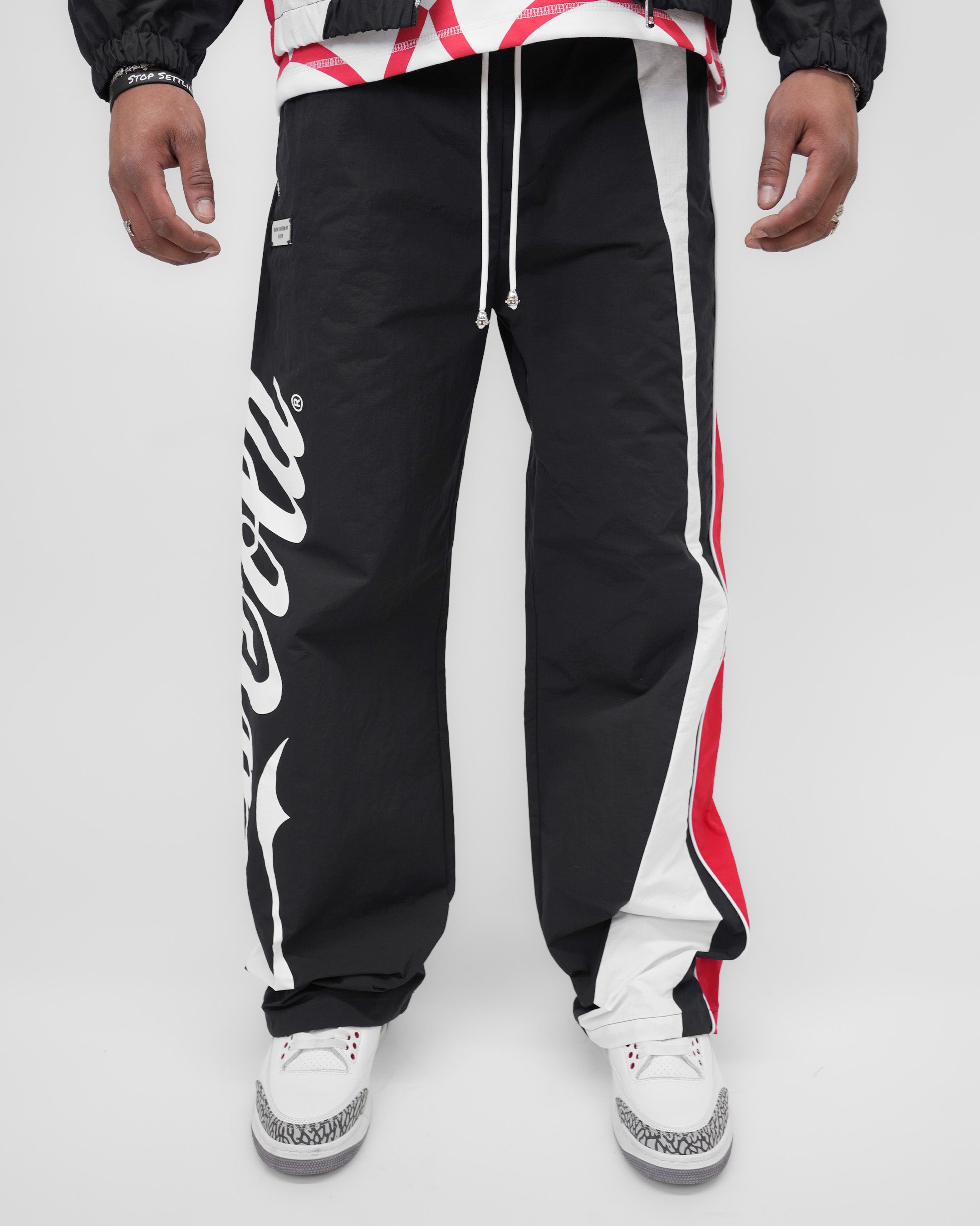 Coca-Cola Refresh Wave Black Track Pants