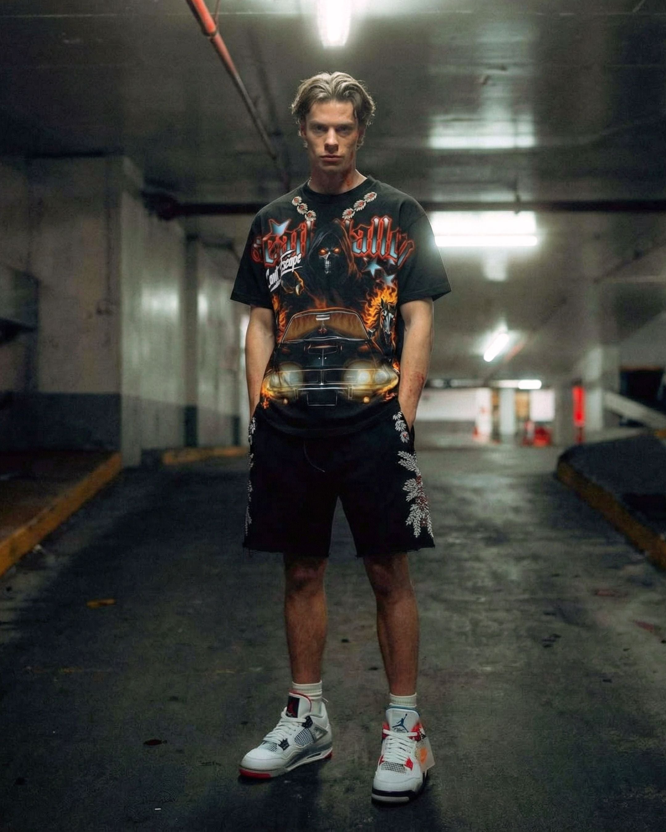 Death Valley Run Stoned Black T-Shirt