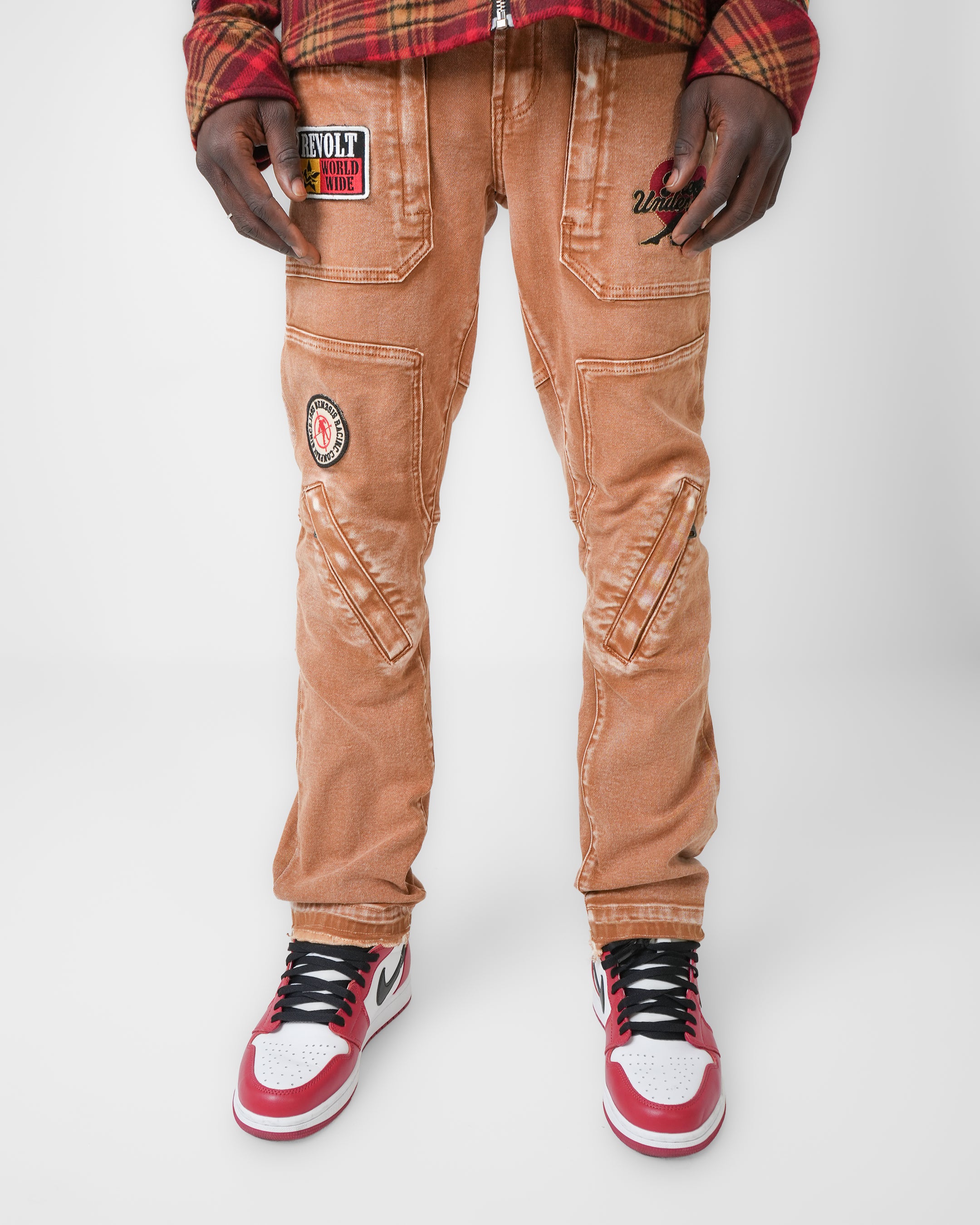 Revolt Worldwide Tan Desert Denim