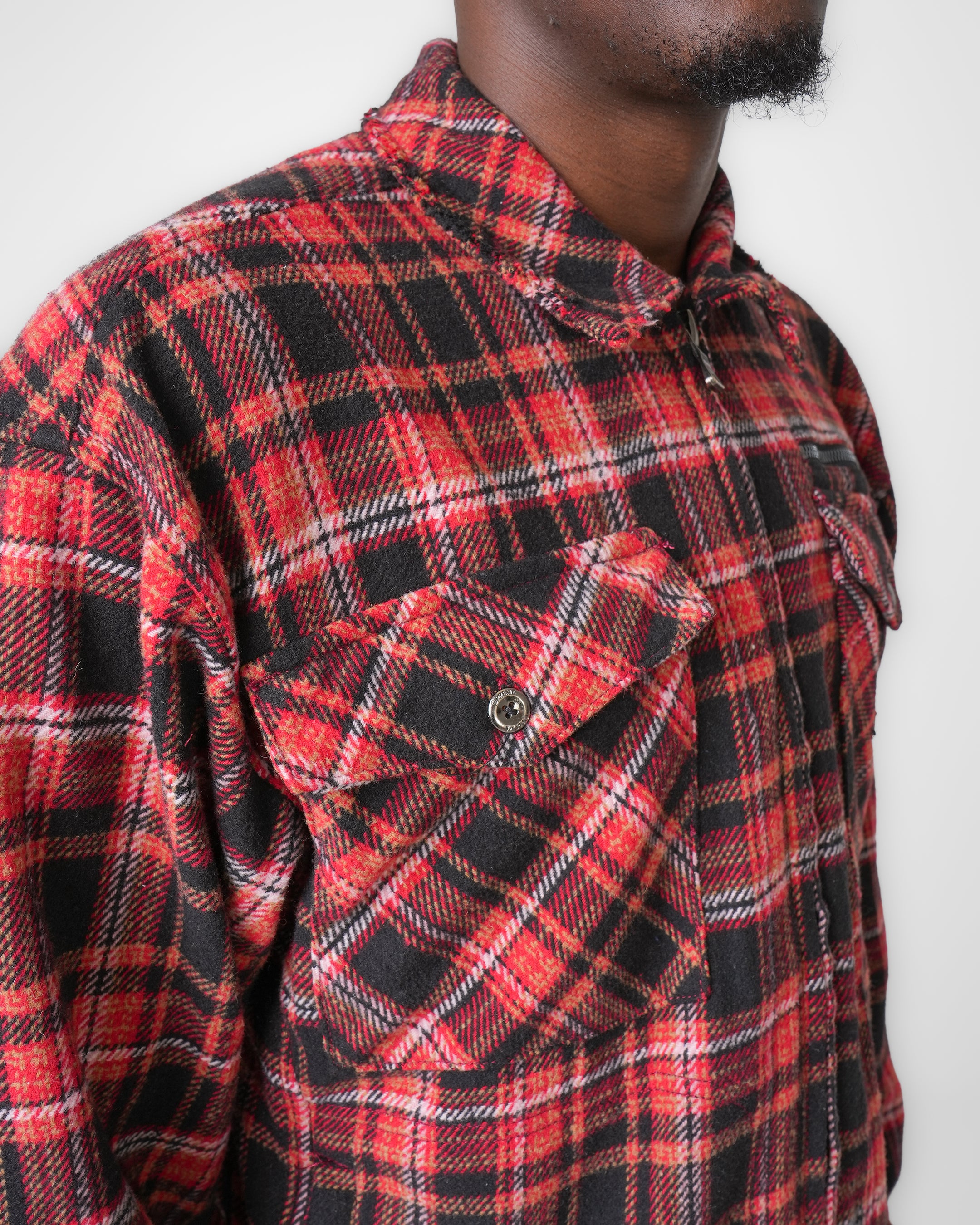 Archangel Crest Bloodwood Flannel Jacket