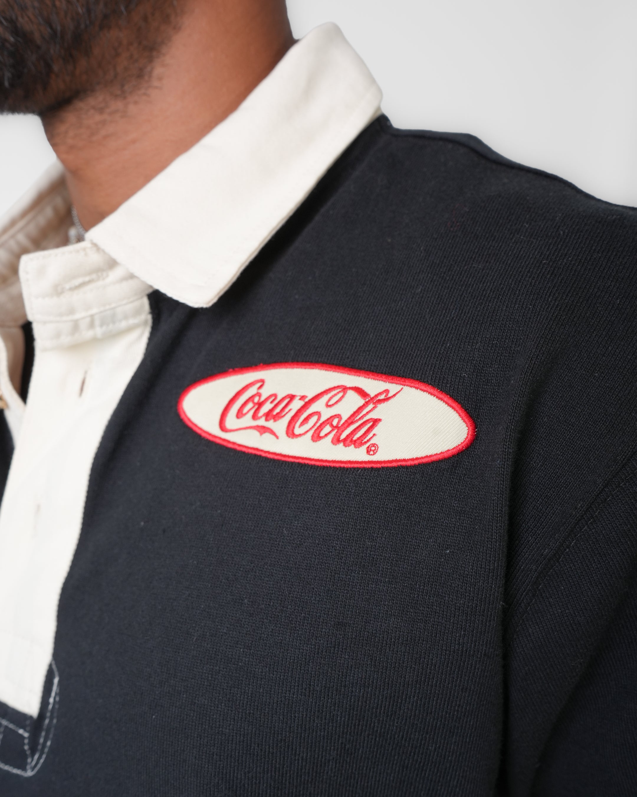 Coca-Cola American Classic Black Polo