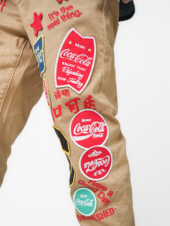 Coca-Cola Postcard Tan Denim