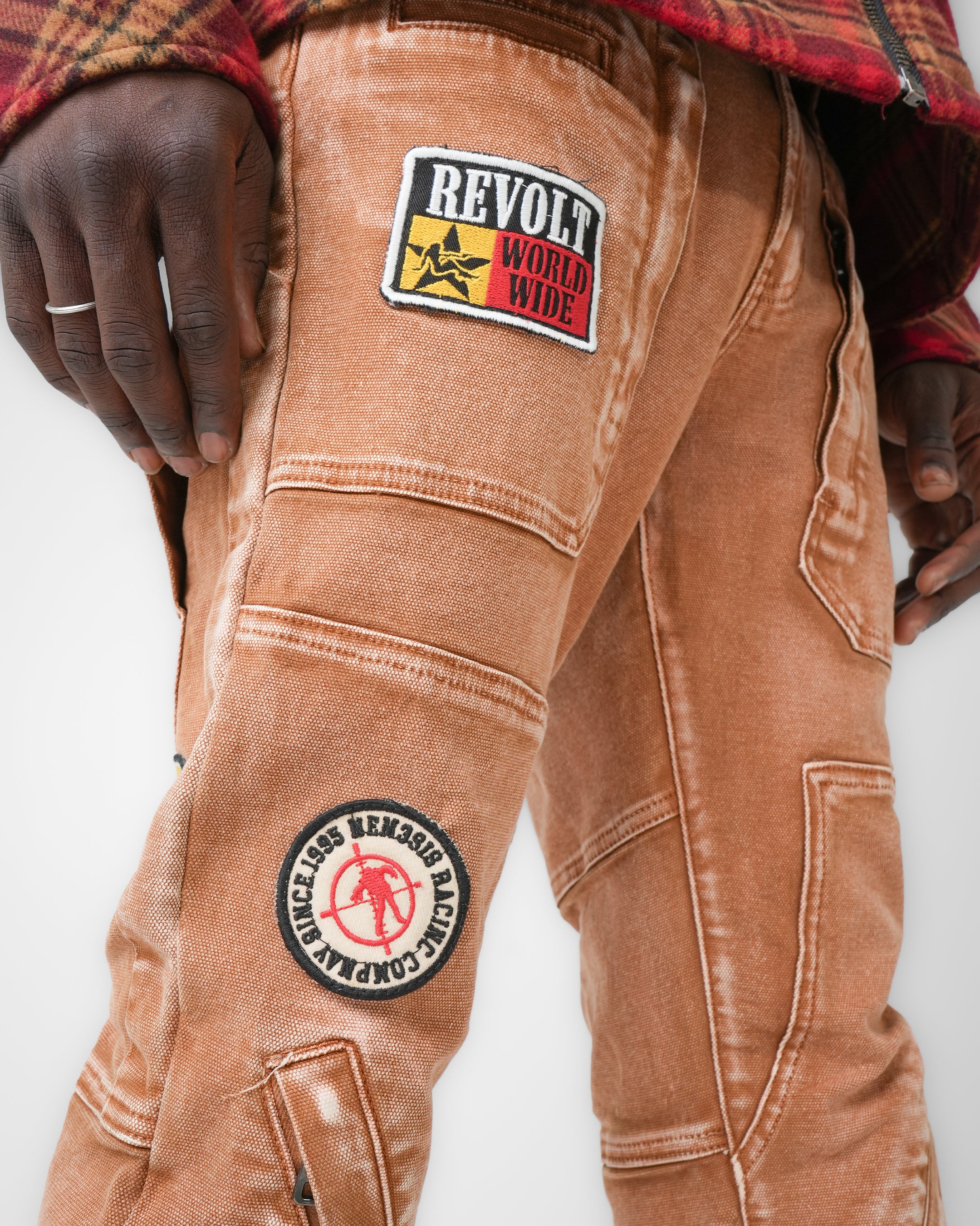 Revolt Worldwide Tan Desert Denim