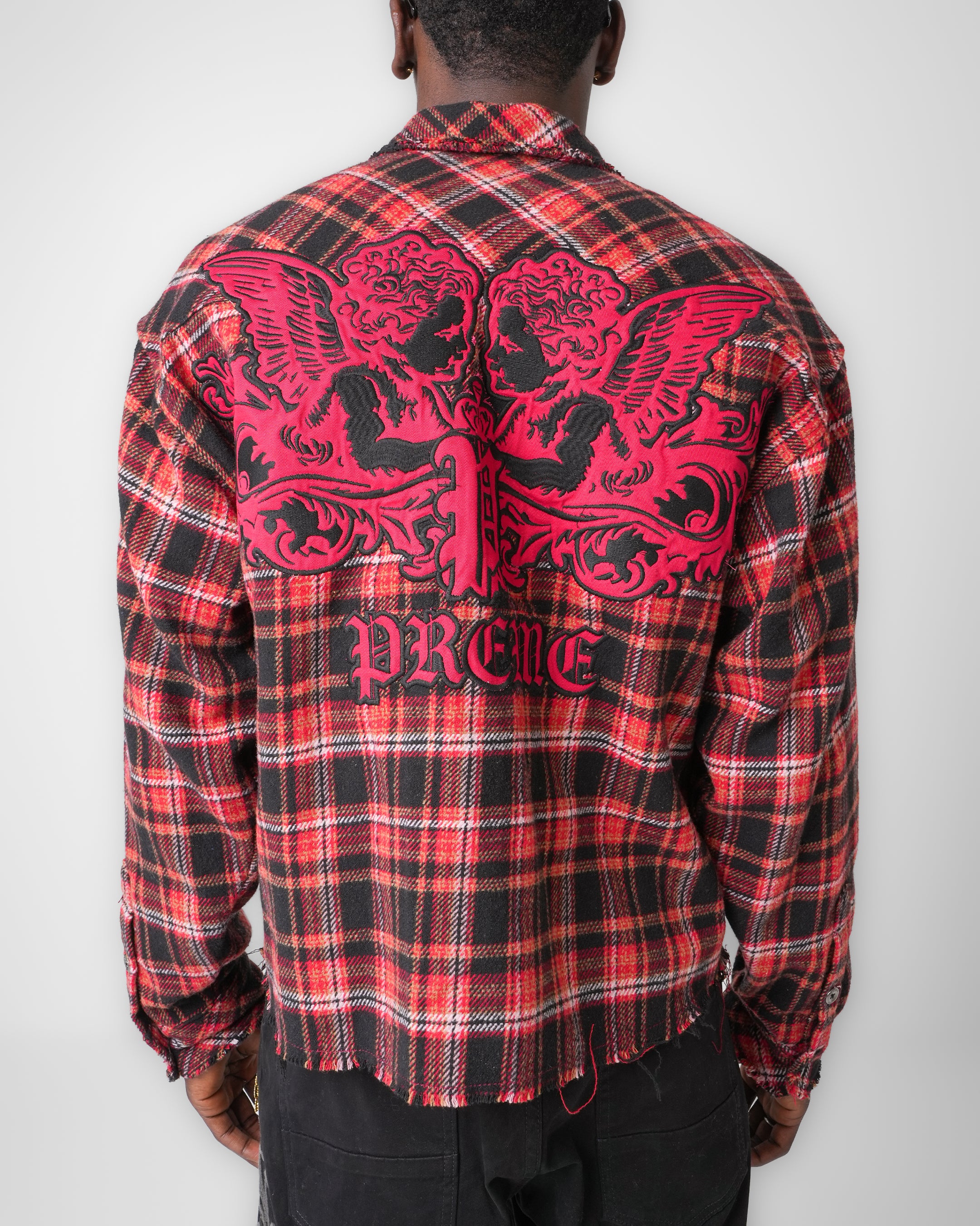 Archangel Crest Bloodwood Flannel Jacket