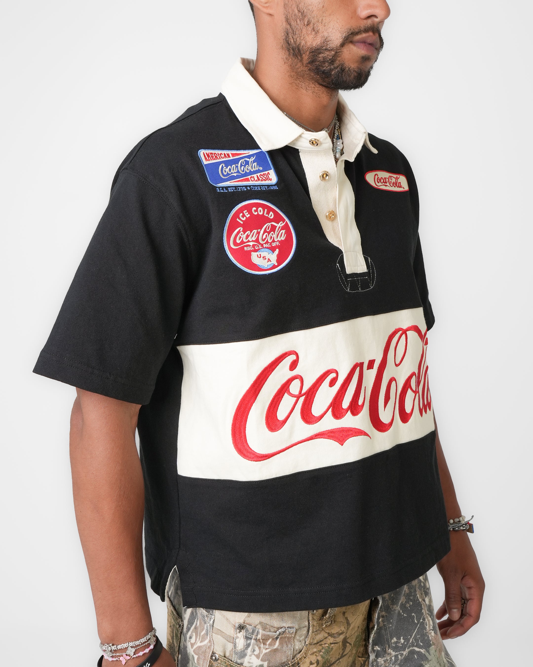 Coca-Cola American Classic Black Polo