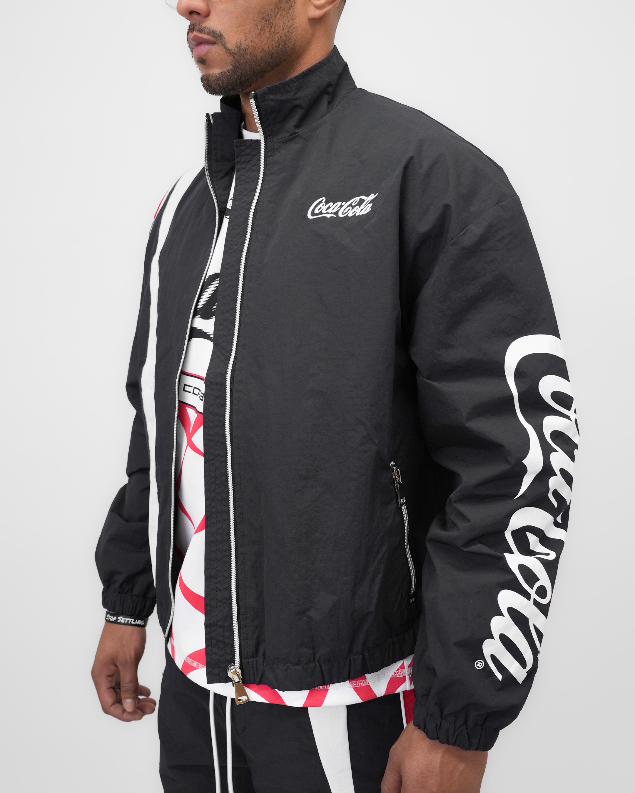 Coca-Cola Refresh Wave Black Track Jacket