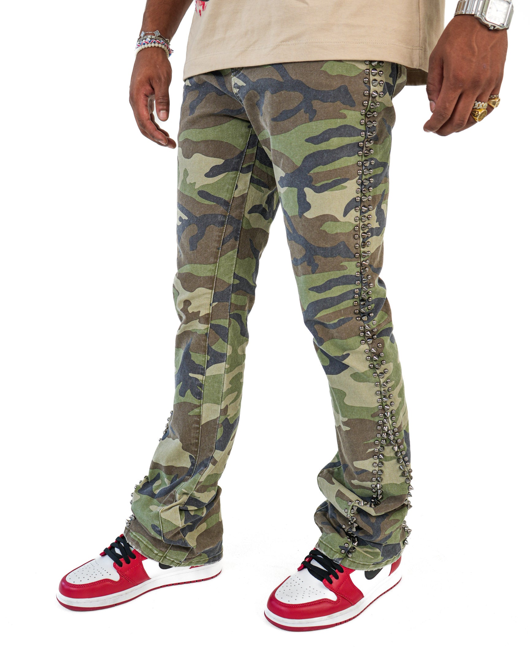 Battlefront Studded Camo Jean