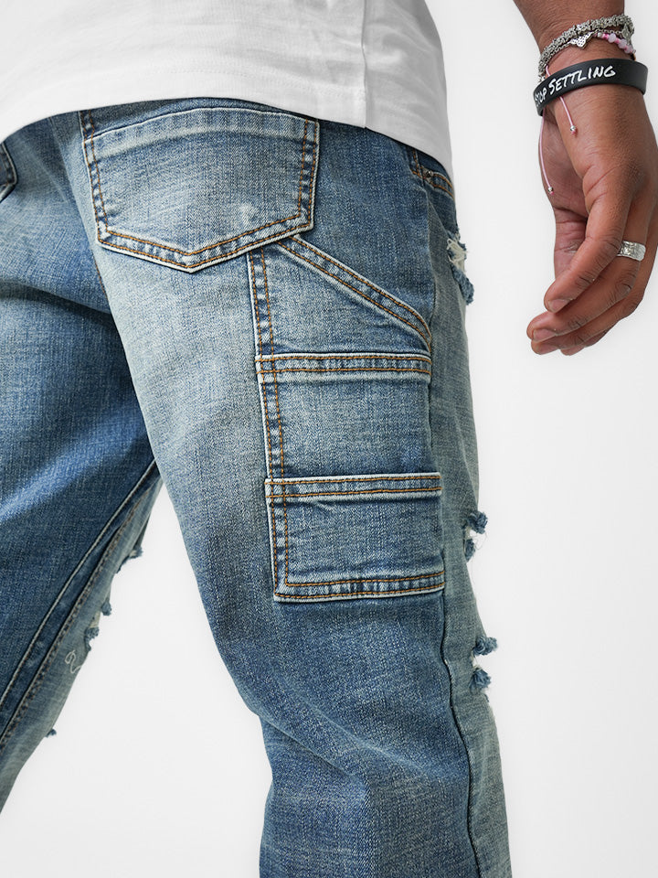 Breakline Utility Indigo Denim