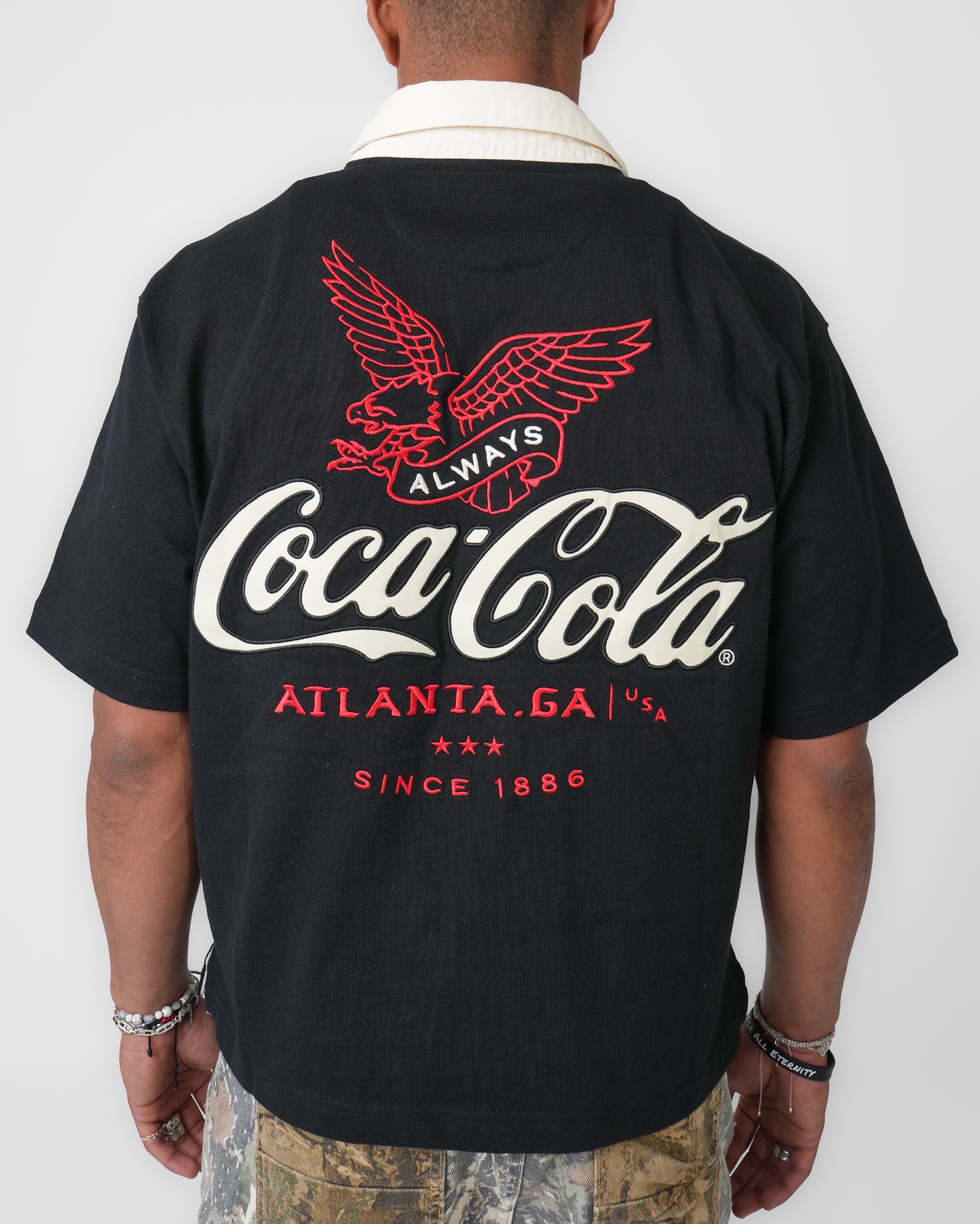 Coca-Cola American Classic Black Polo