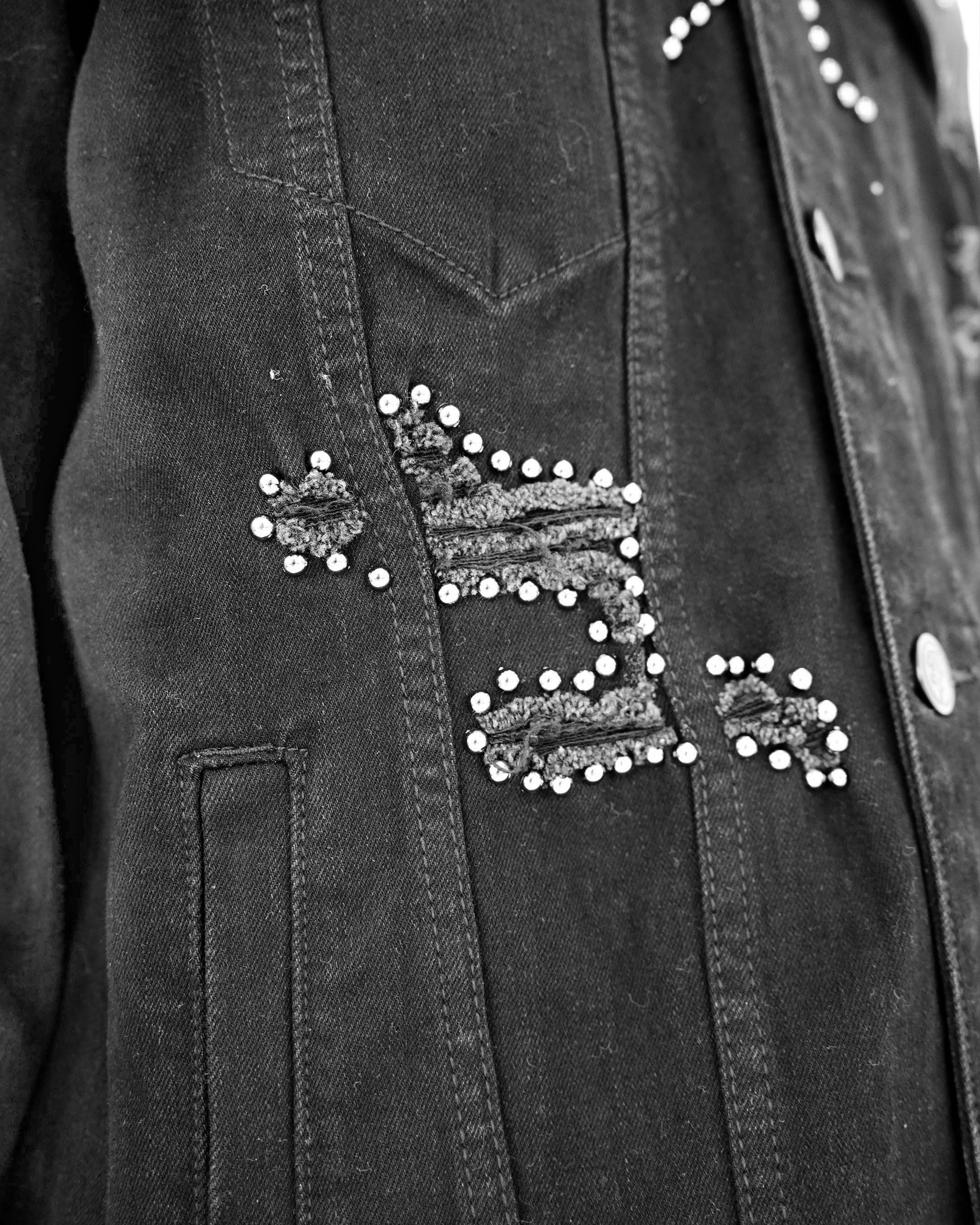 Wild Frontier Black Denim Jacket