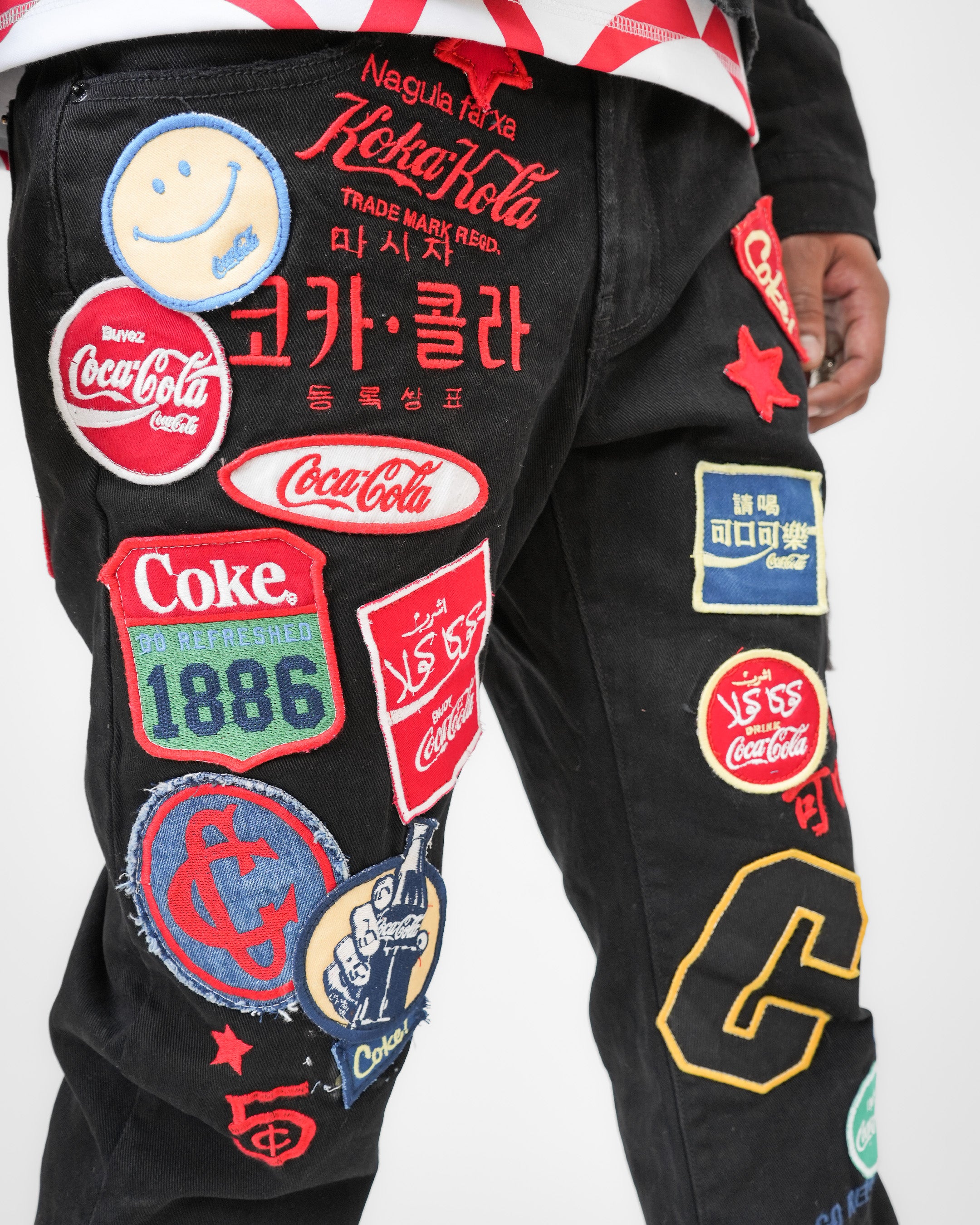 Coca-Cola Neon Postcard Black Denim