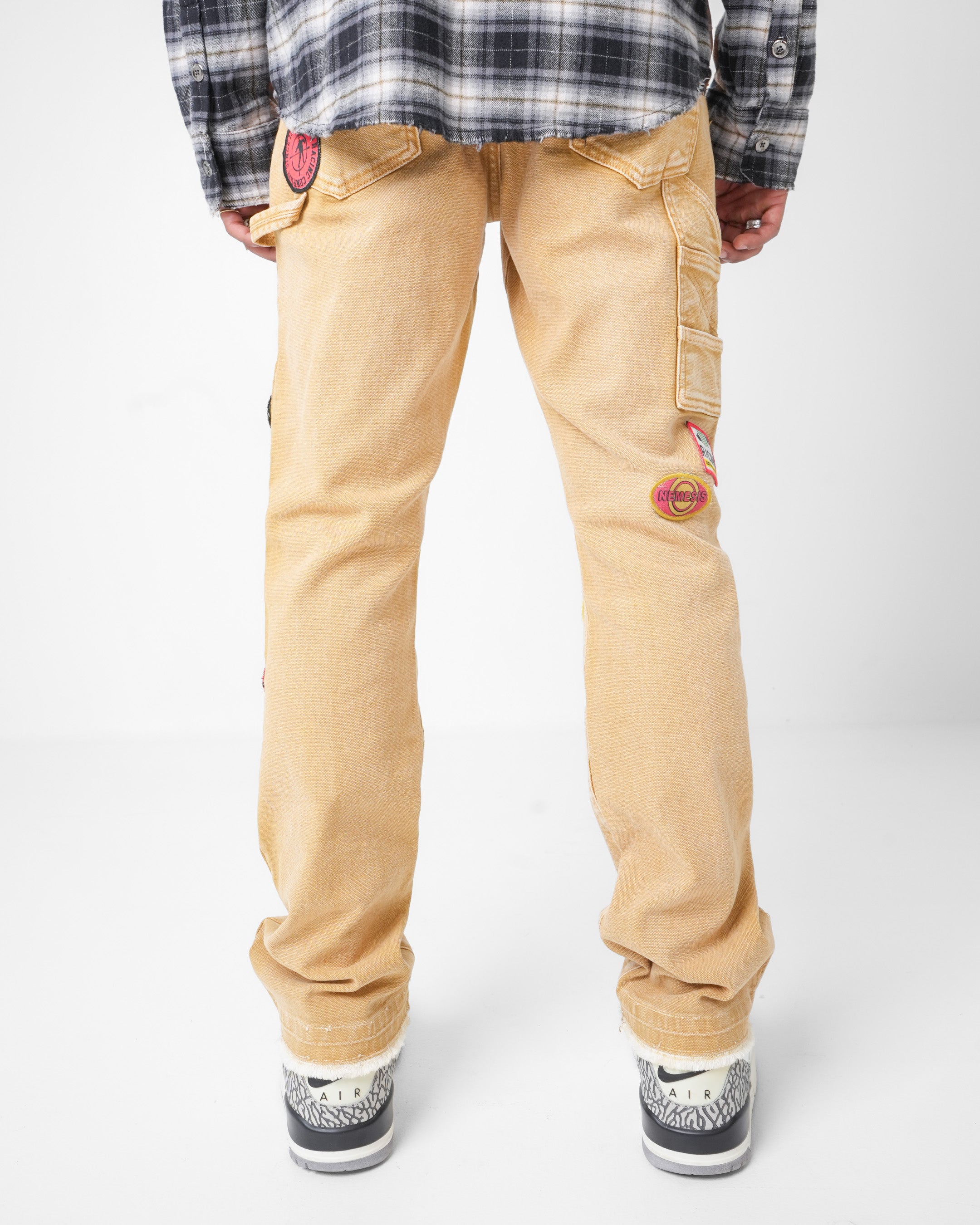 Nemesis Patchwork Circuit Beige Denim
