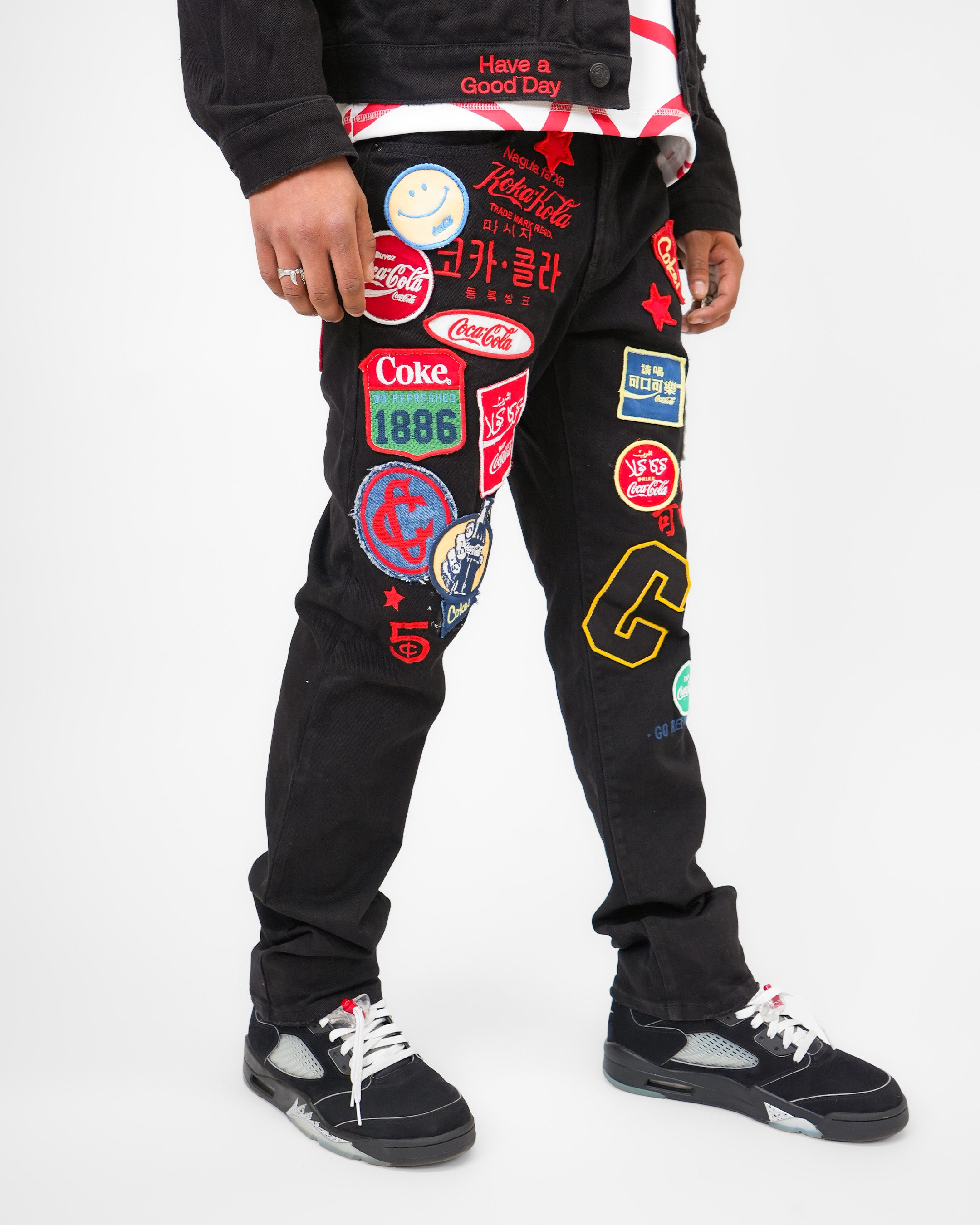 Coca-Cola Neon Postcard Black Denim