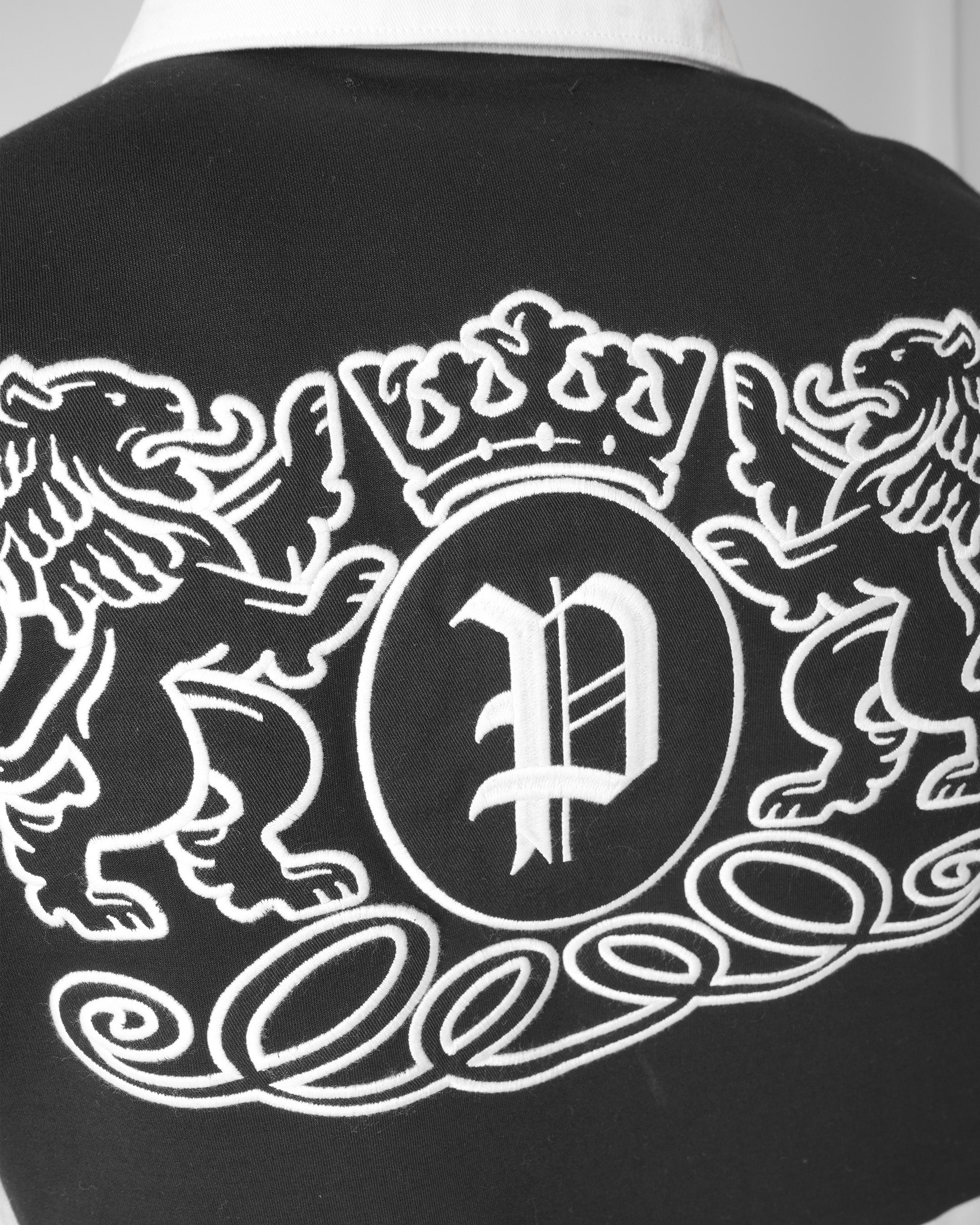 Valor Division Black Long Sleeve Polo
