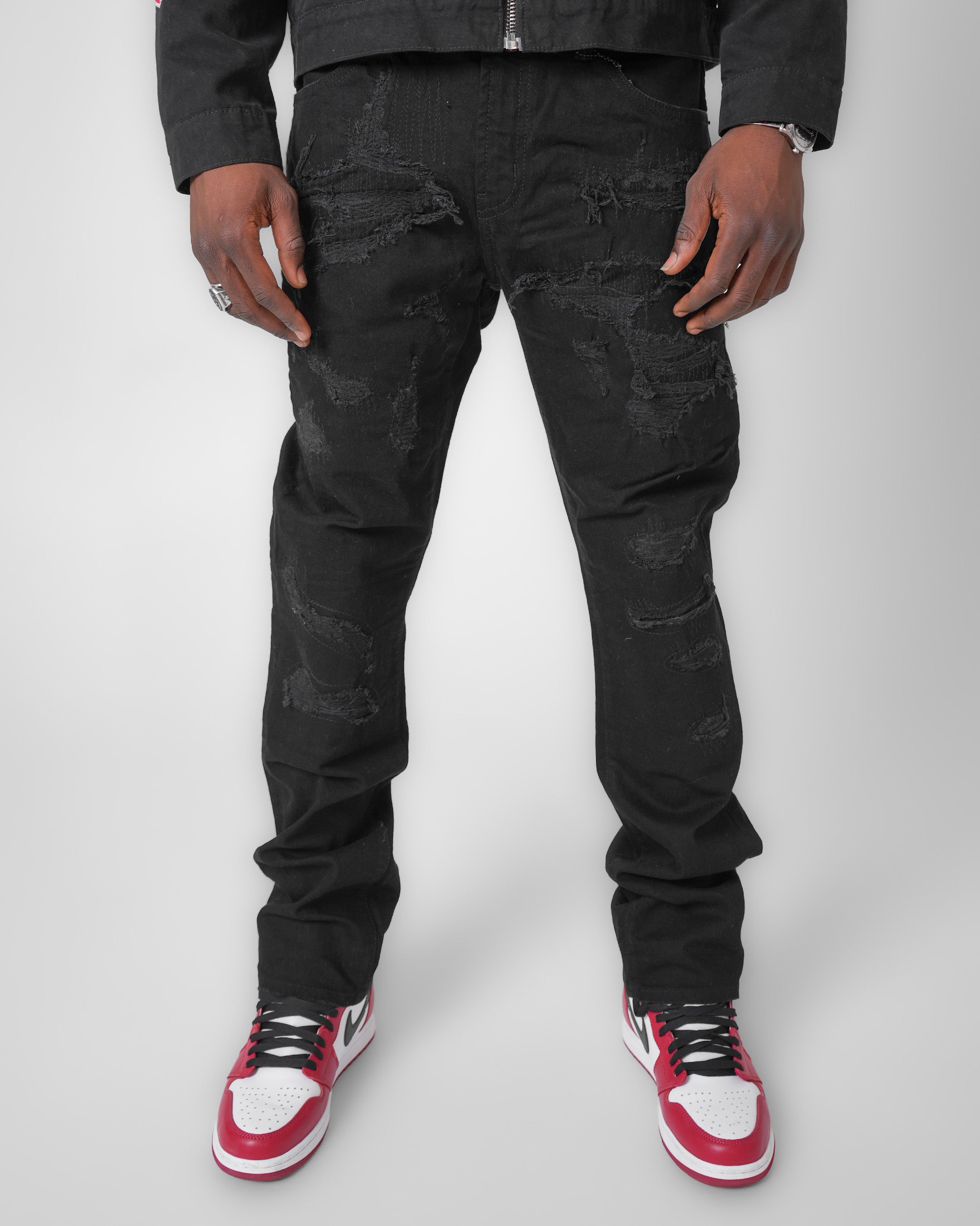 Breakline Black Denim Jean