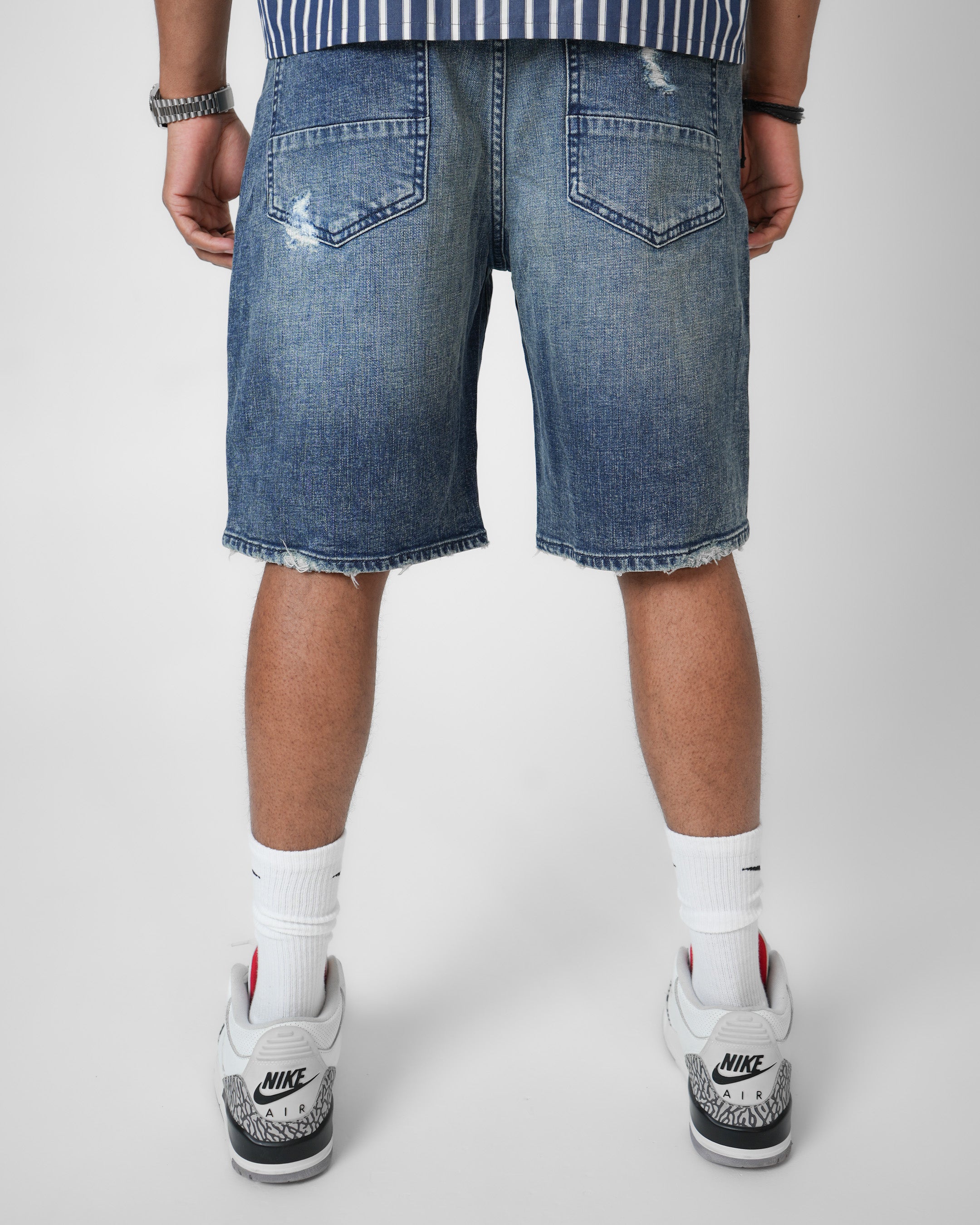 Breakline Indigo Denim Short