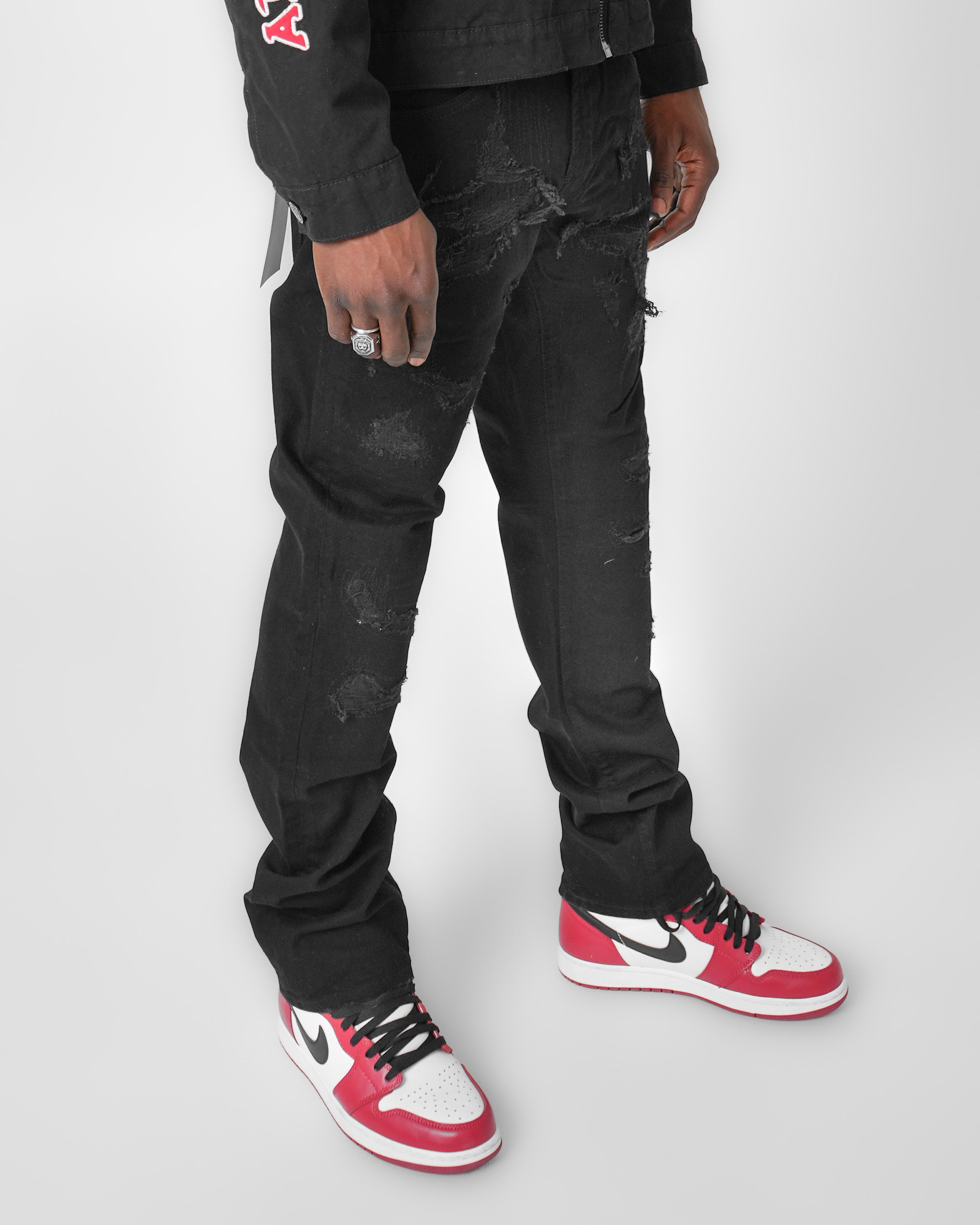 Breakline Black Denim Jean