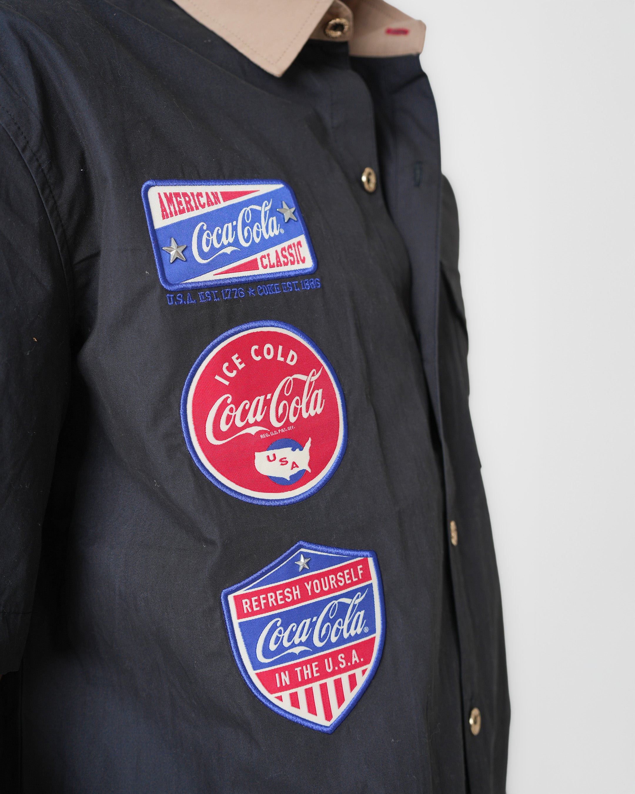 Coca-Cola Old Bodega Black Mechanic Shirt