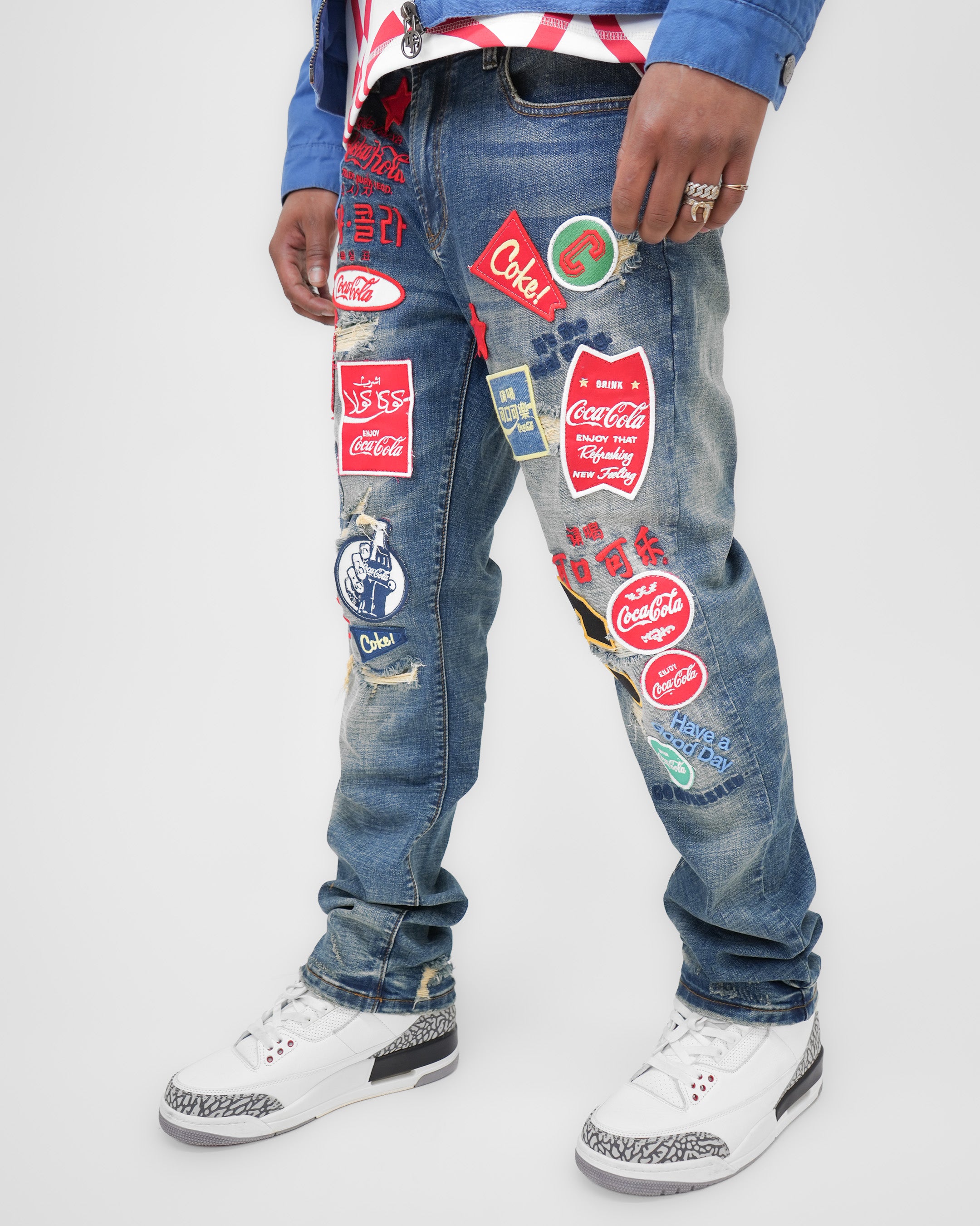 Coca-Cola Postcard Blue Denim