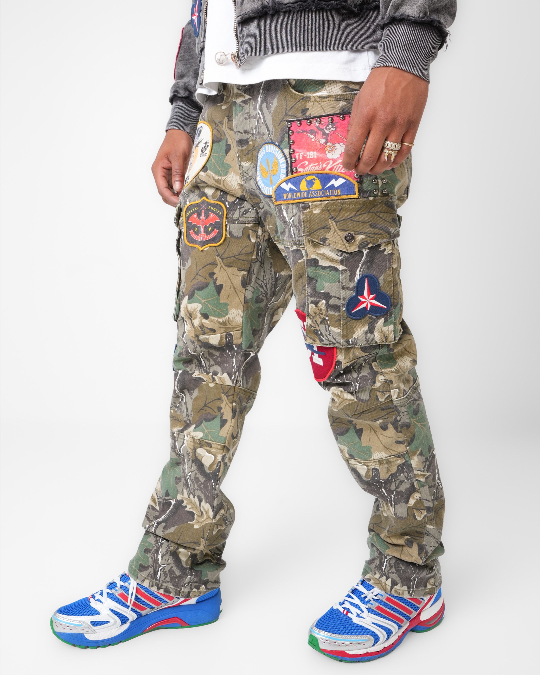 Flight Command Cammo Cargo Denim
