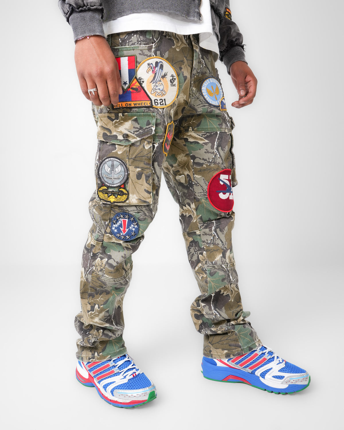 Flight Command Cammo Cargo Denim