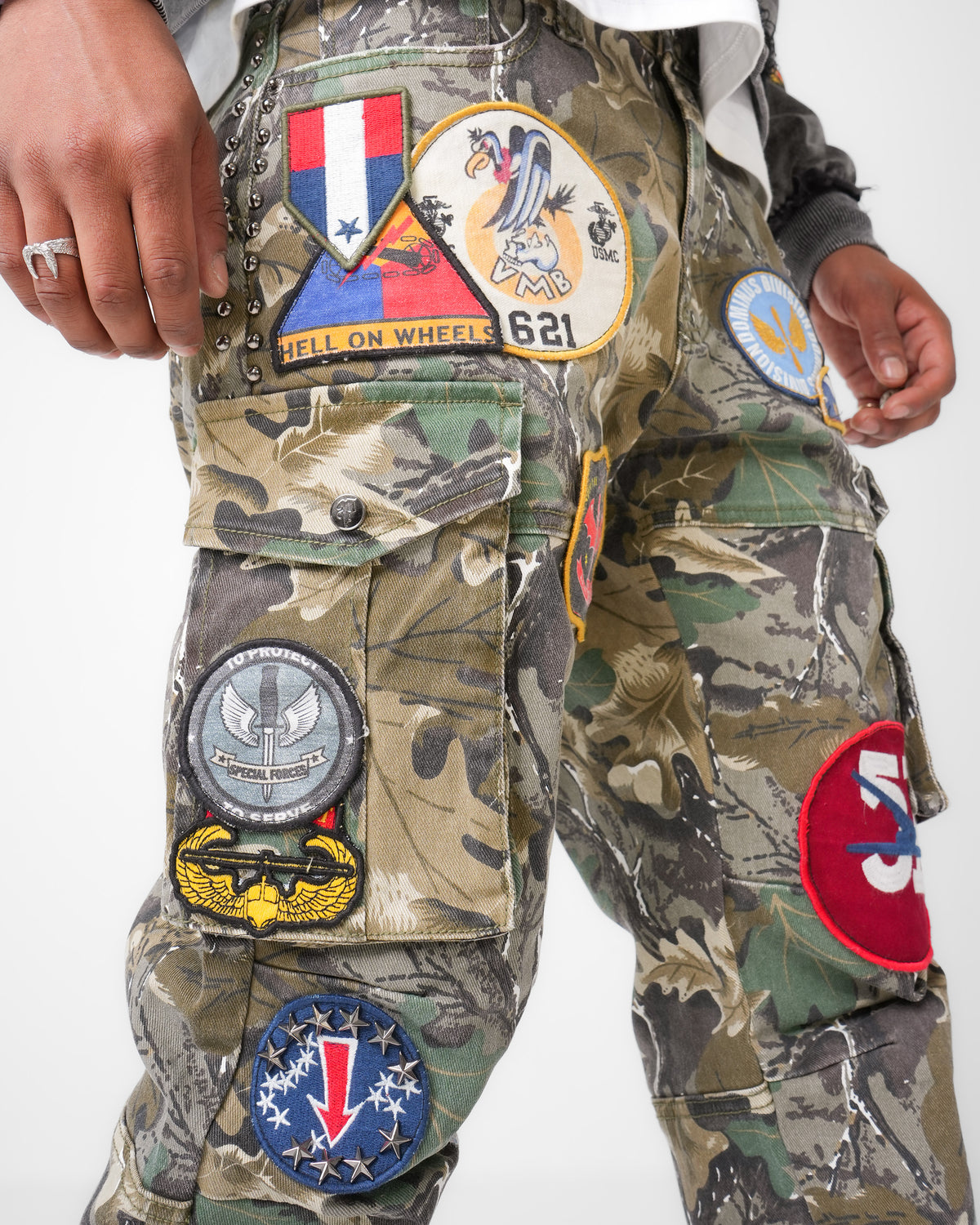Flight Command Cammo Cargo Denim