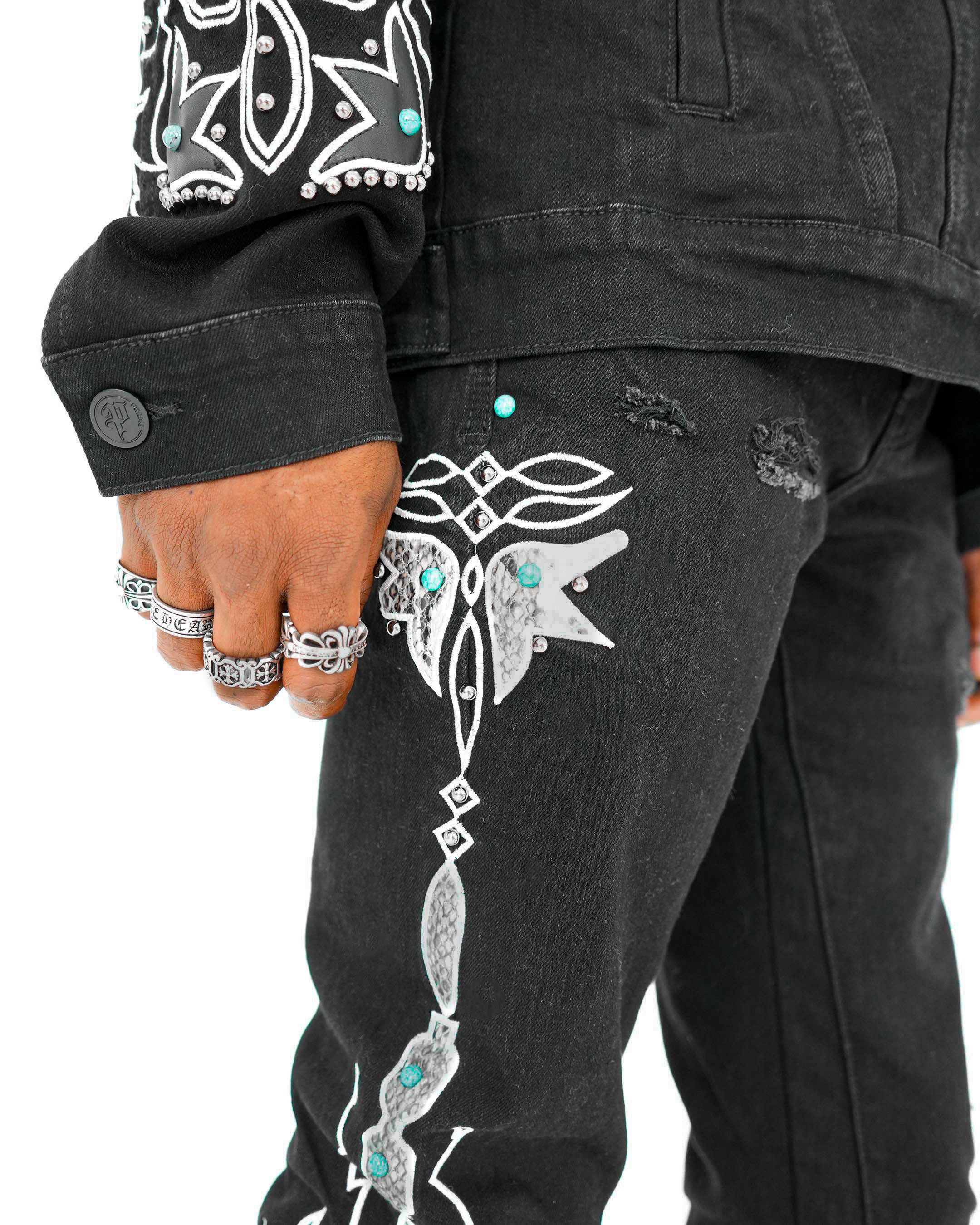 Wild Frontier Black Denim Jean