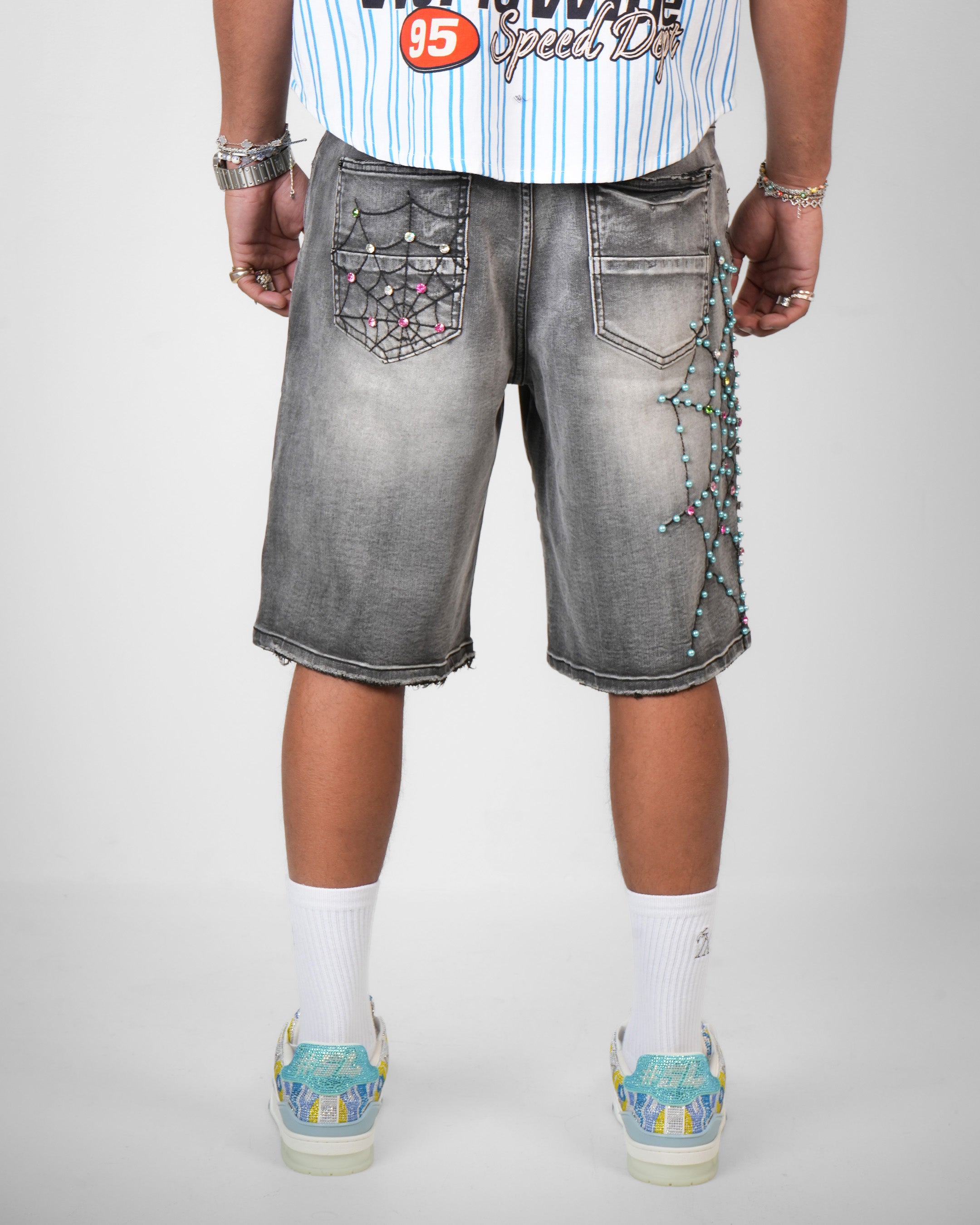 Ash Webstone Grey Denim Short