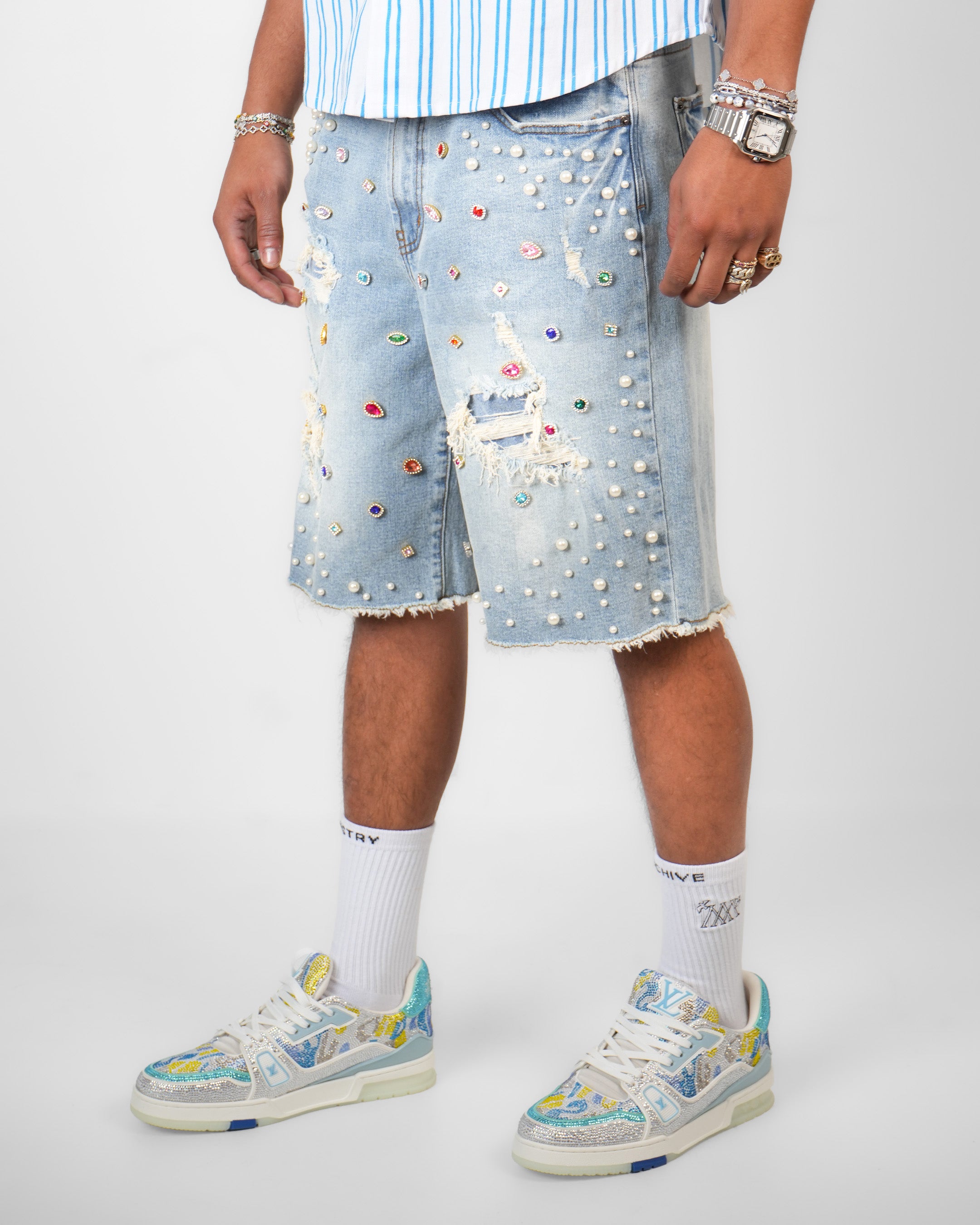 Pearlfield Indigo Denim Short