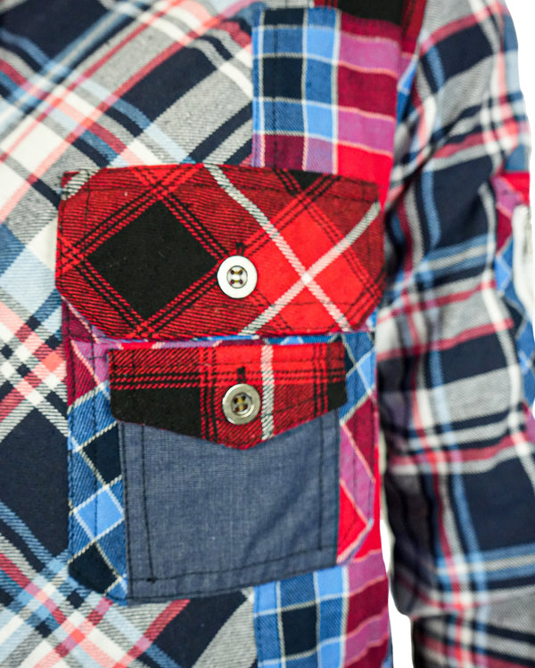 The Drifter Knit Multi Color Wolven Flannel