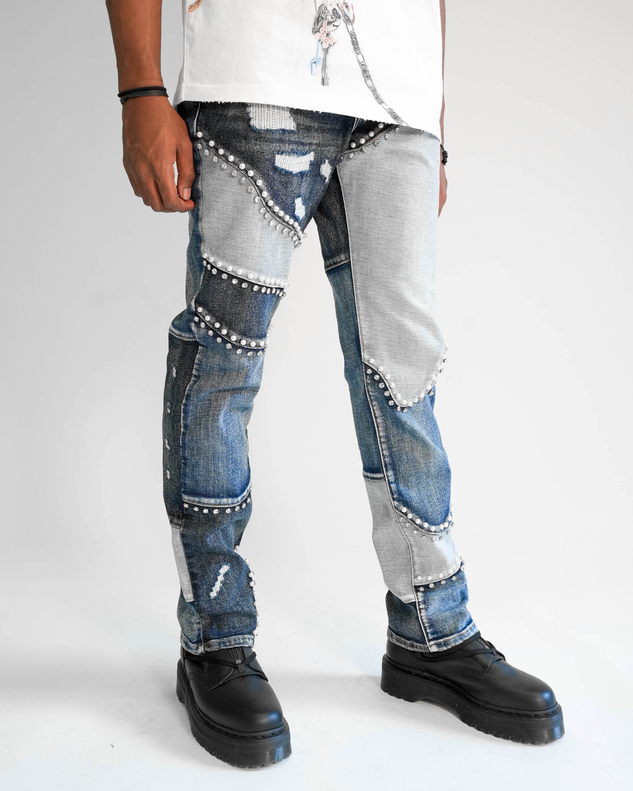 Preme Saints & Stones Indigo Denim Jean