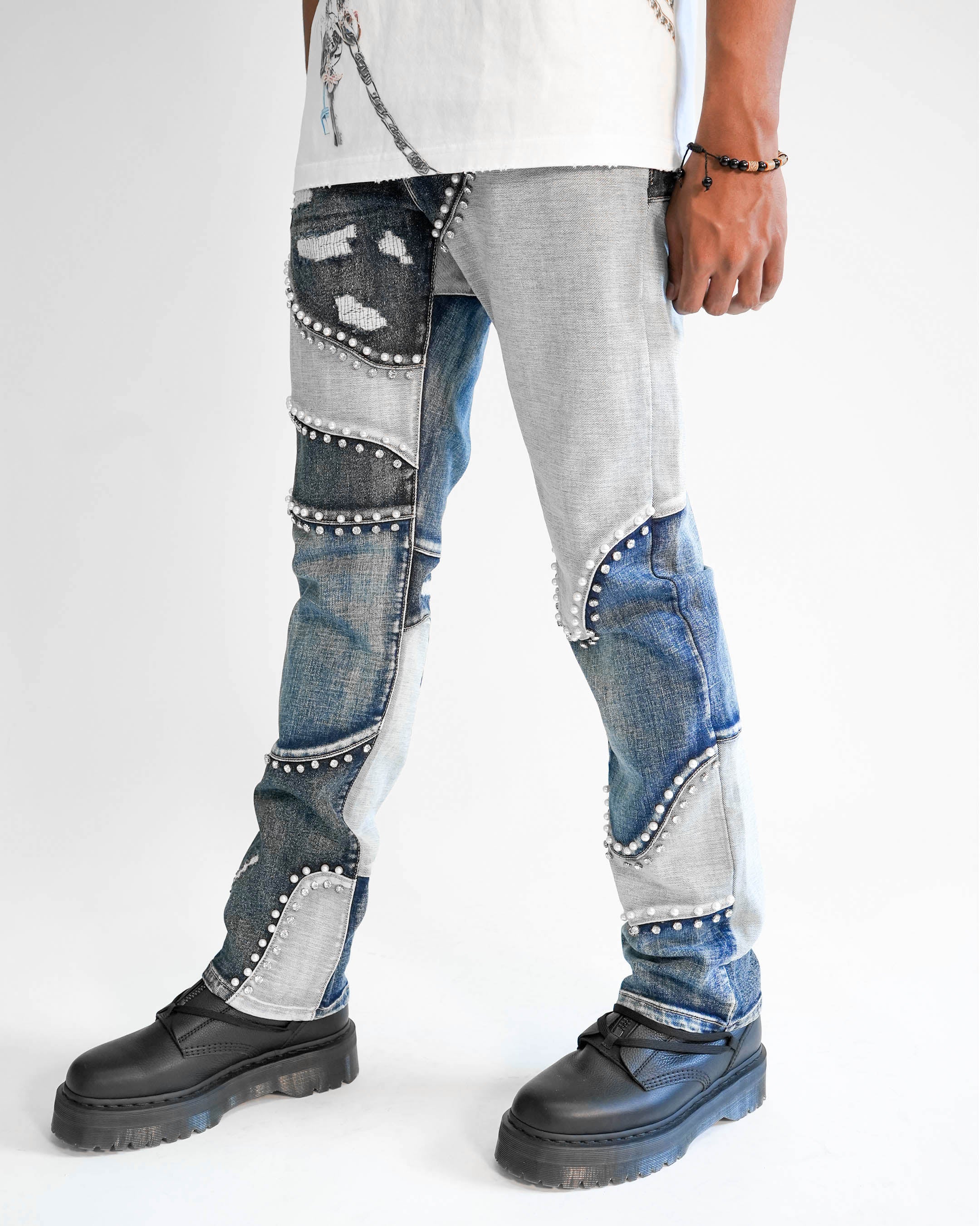 Preme Saints & Stones Indigo Denim Jean
