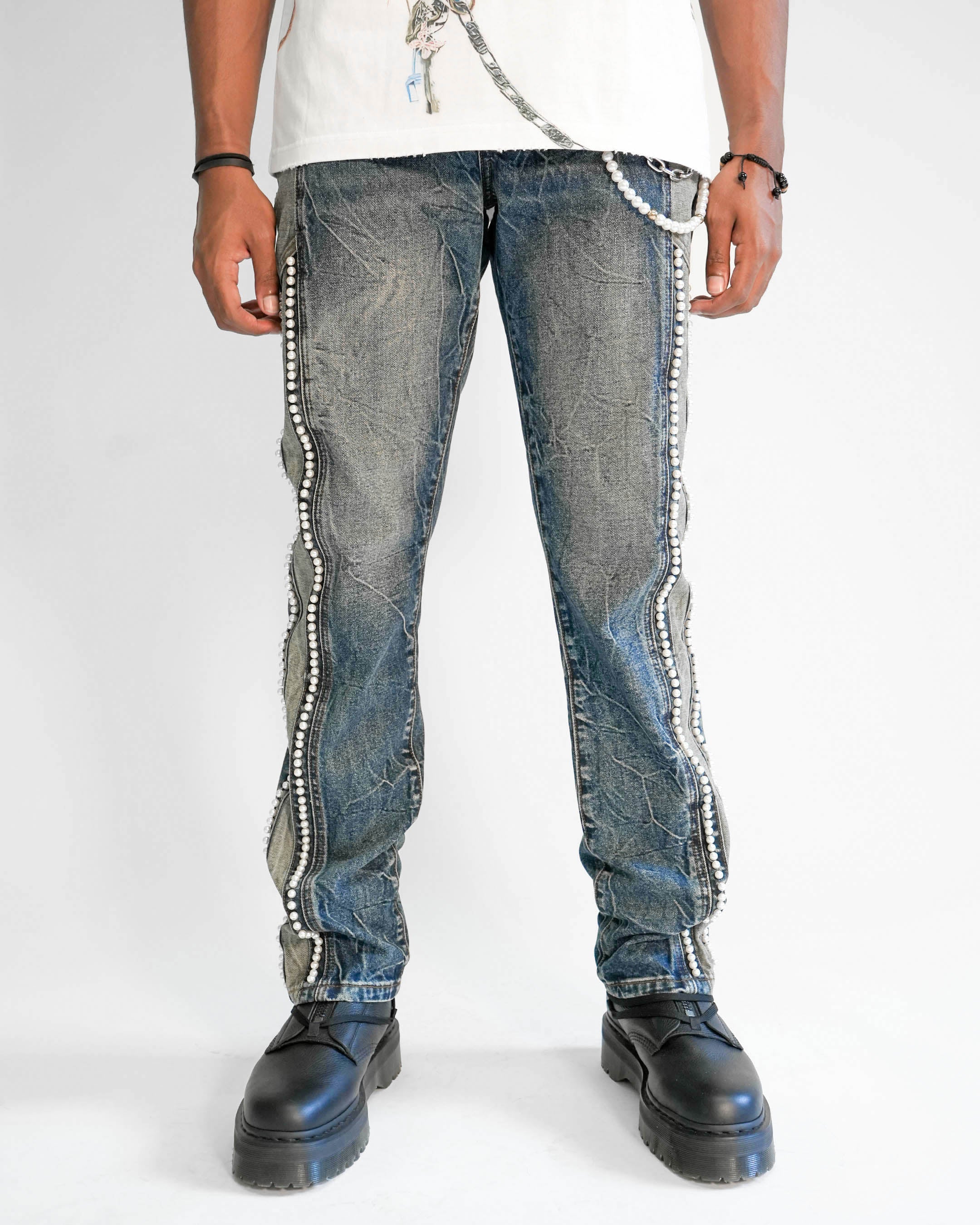 Preme Stone & Strand Dark Indigo Denim Jean