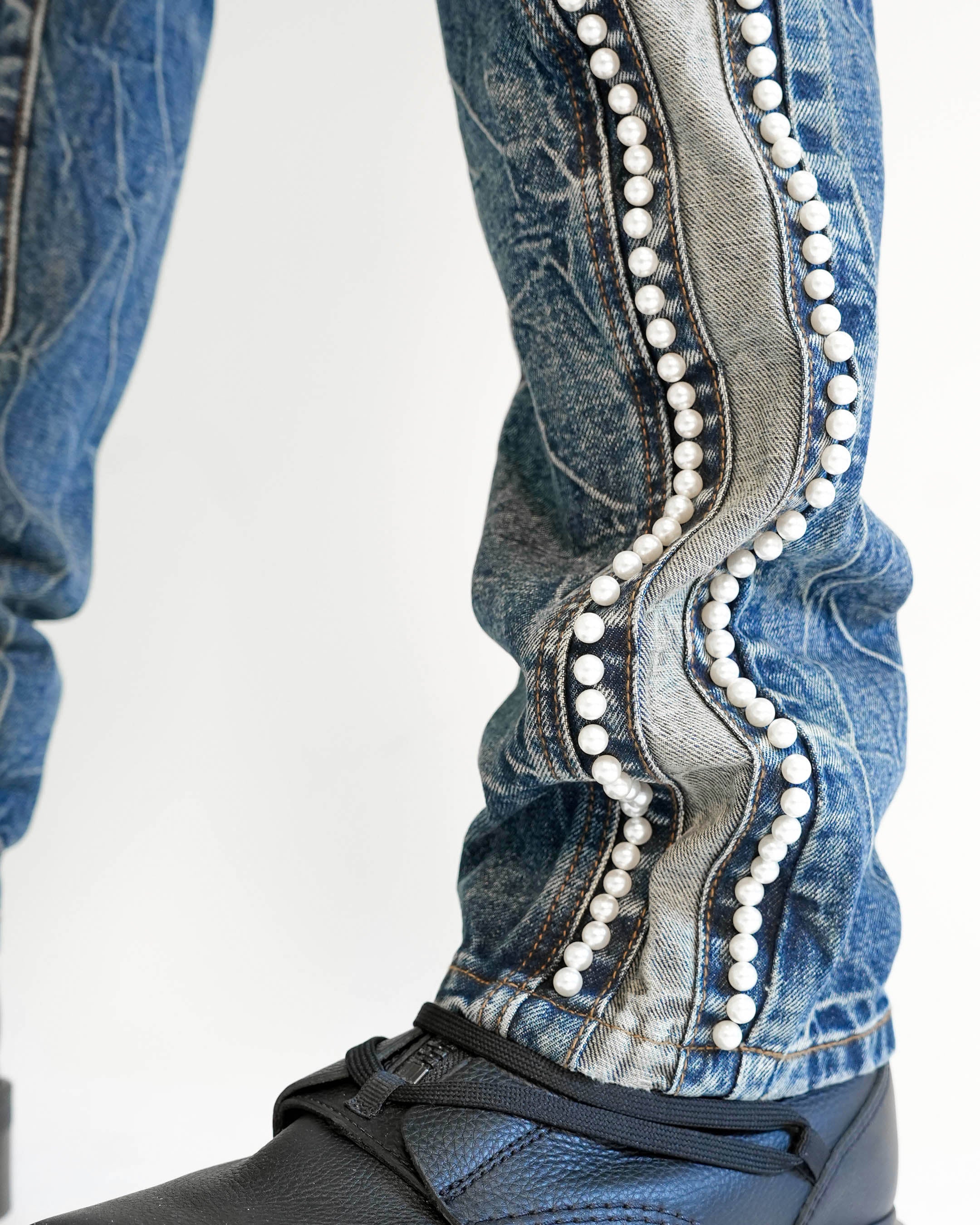 Preme Stone & Strand Dark Indigo Denim Jean