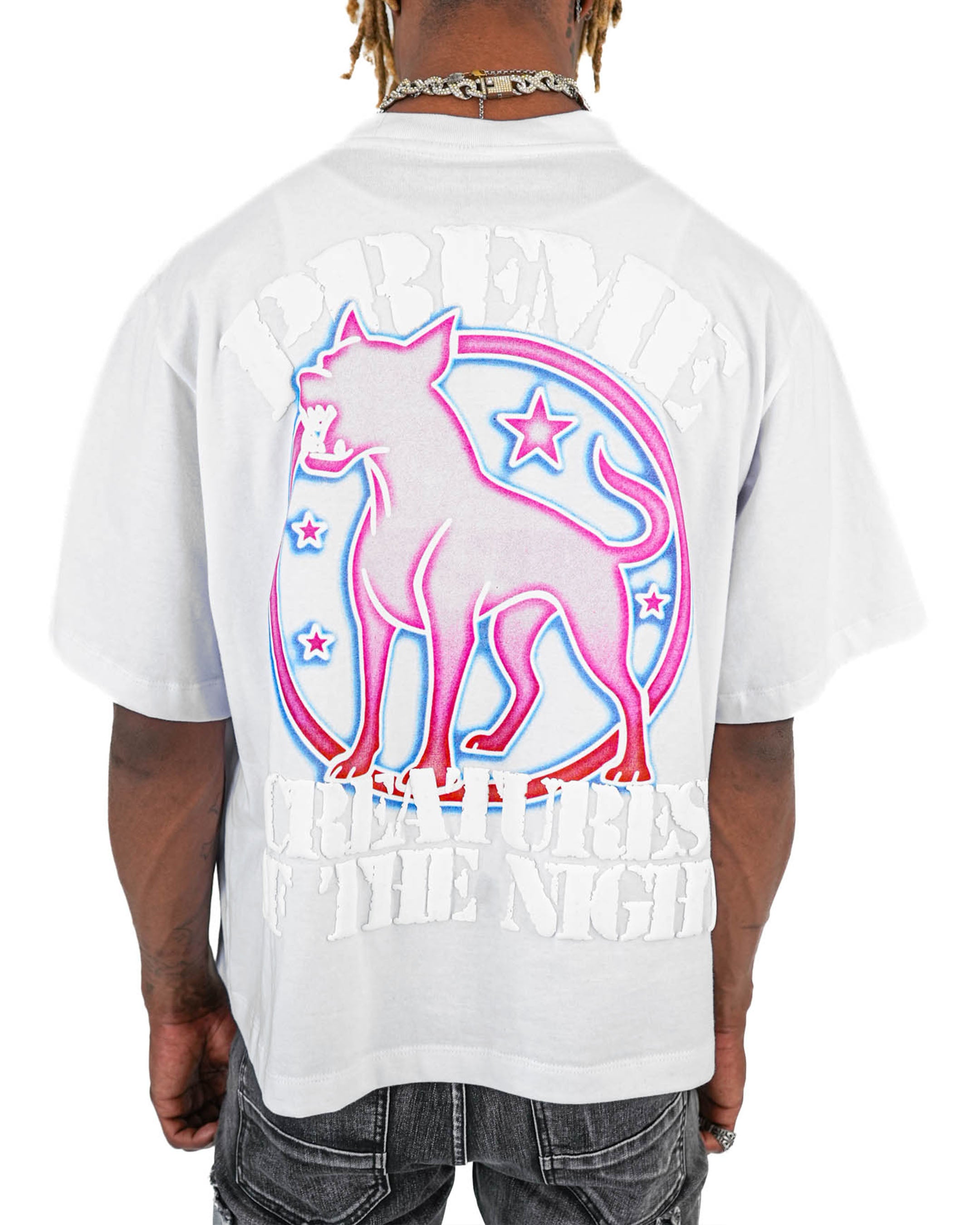 Hound of Shadows White T-Shirt