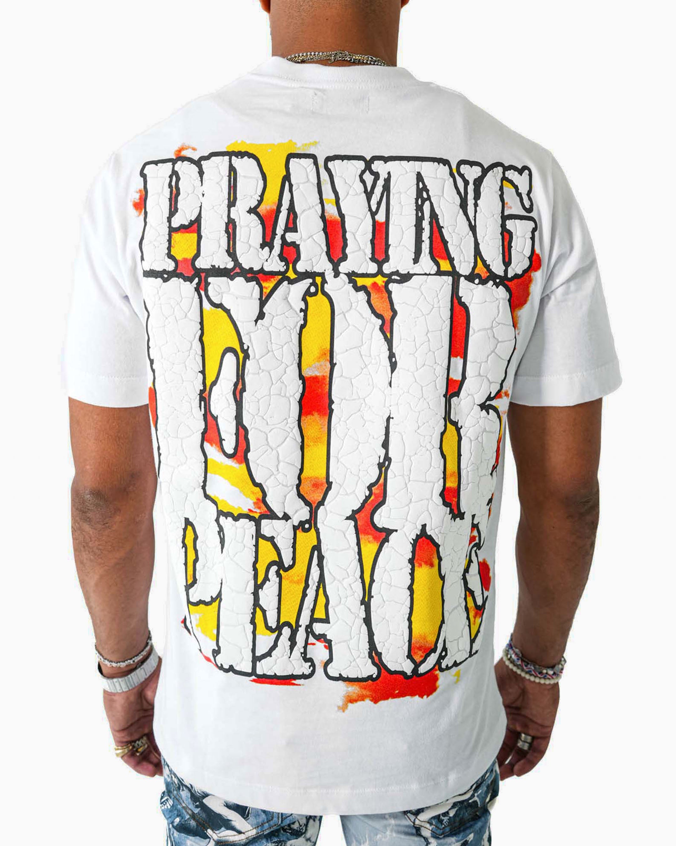 Saints & Sinners White Tee