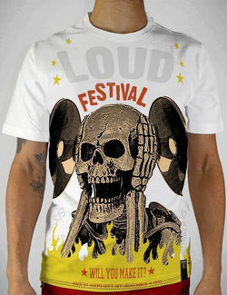 Loud Festival White T-Shirt - PREME USA