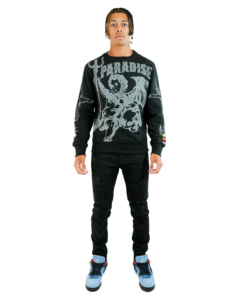 Eldredge Motto Black Denim Jean