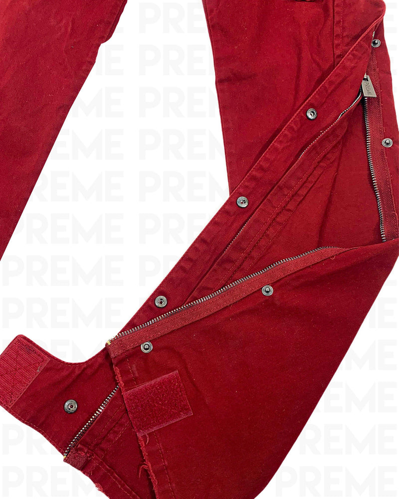 Crestfallen Wine Twill Cargo Pant - PREME USA