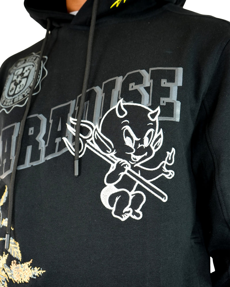 Paradise Devil Black Hoodie