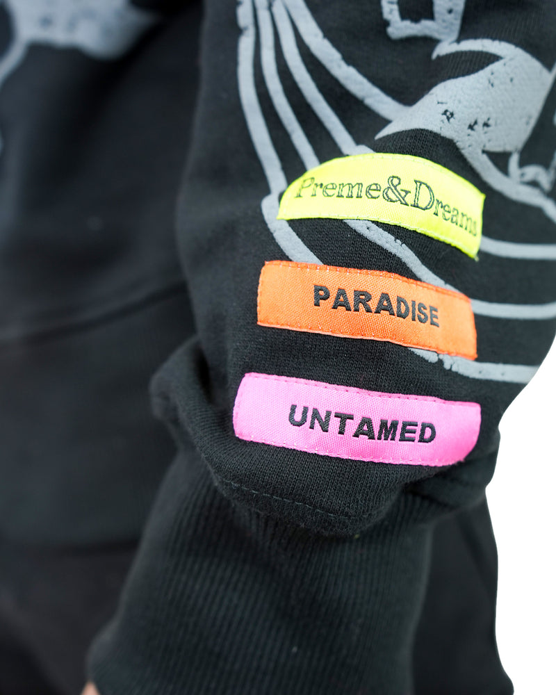 Paradise Devil Black Crewneck
