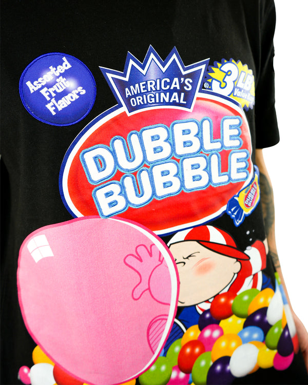 Dubble Bubble® Knit Black T-Shirt