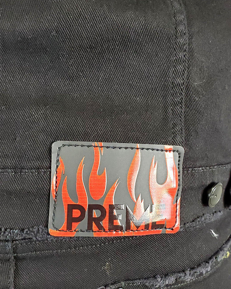 Inferno Black Denim Jacket - PREME USA